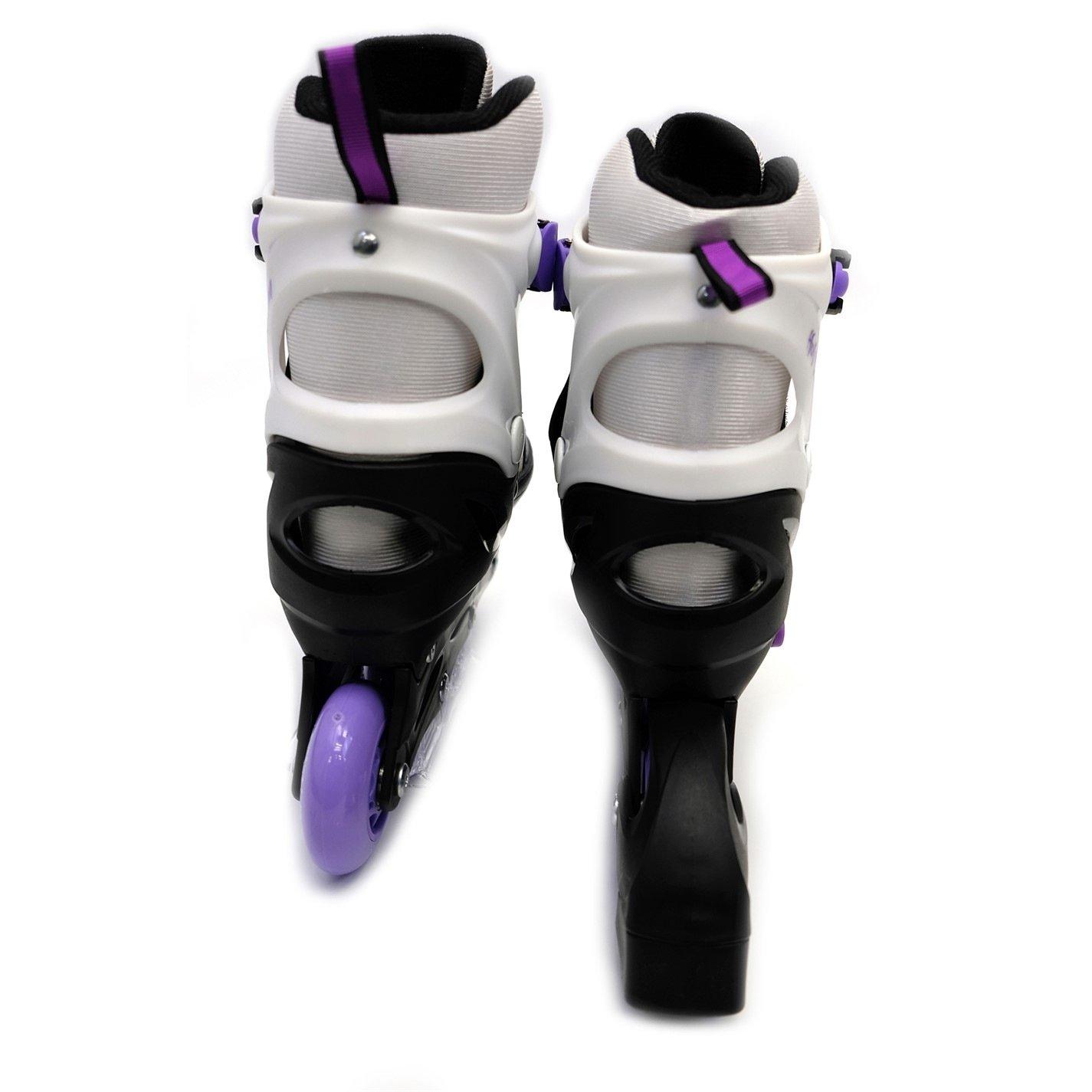 Sort/Hvid/Lilla - Hot Tuna - Spirit Skates Junior - 4