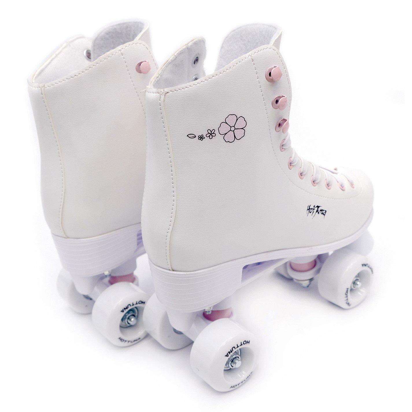 White - Hot Tuna - Figure Roller Skates Womens - 2