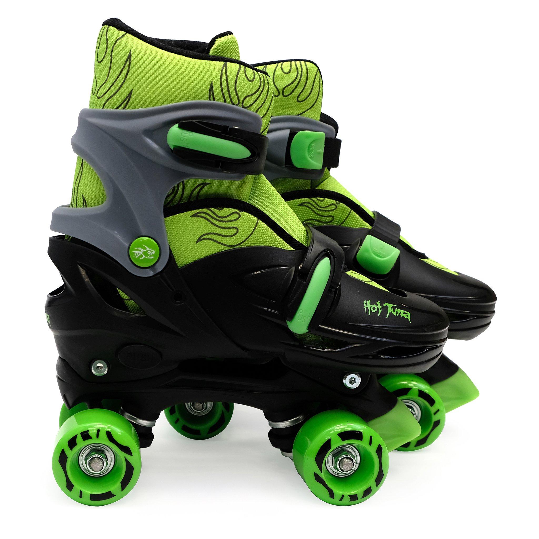 Black/Green - Hot Tuna - HotTuna Quad Skates Junior - 1