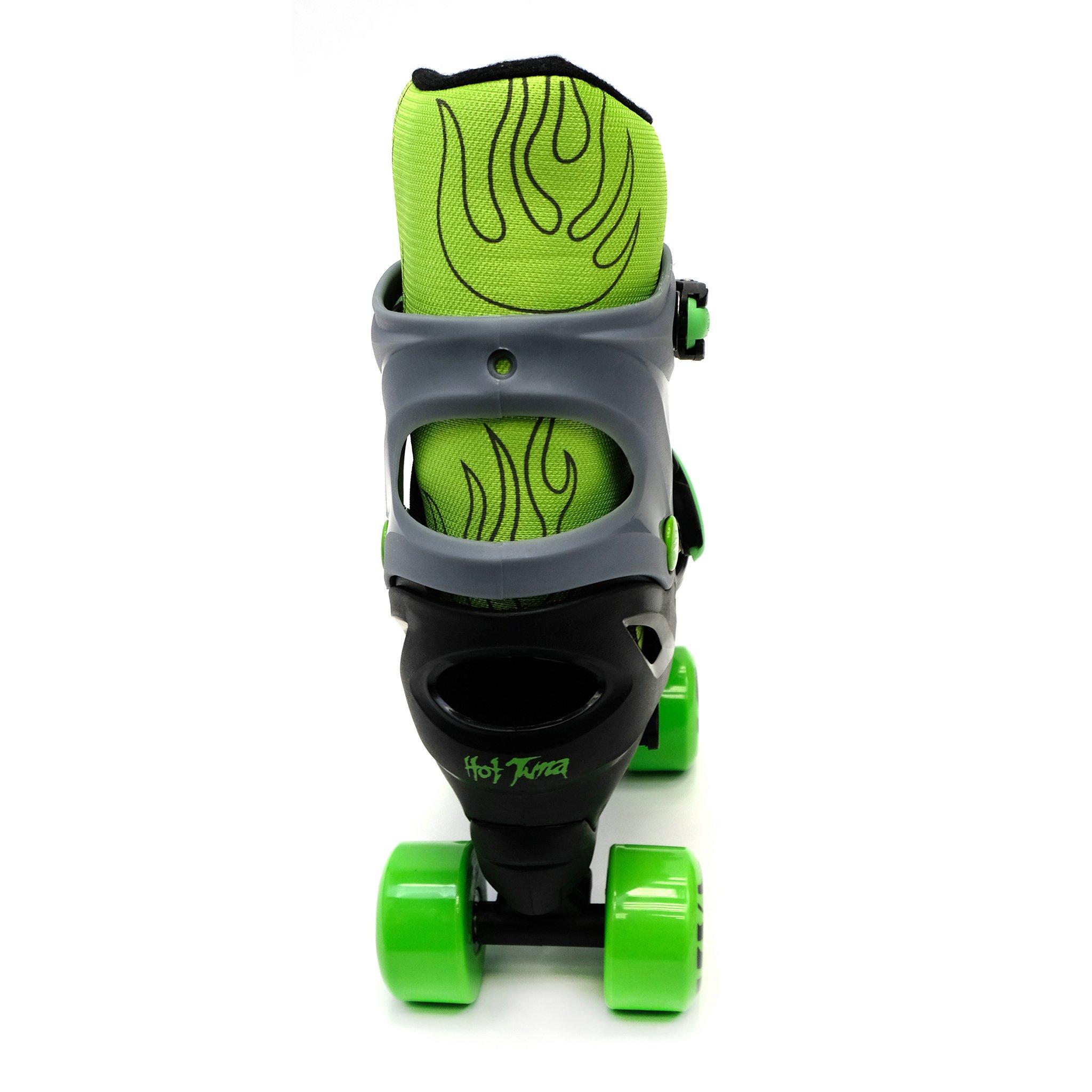 Black/Green - Hot Tuna - Quad Skates Junior - 3