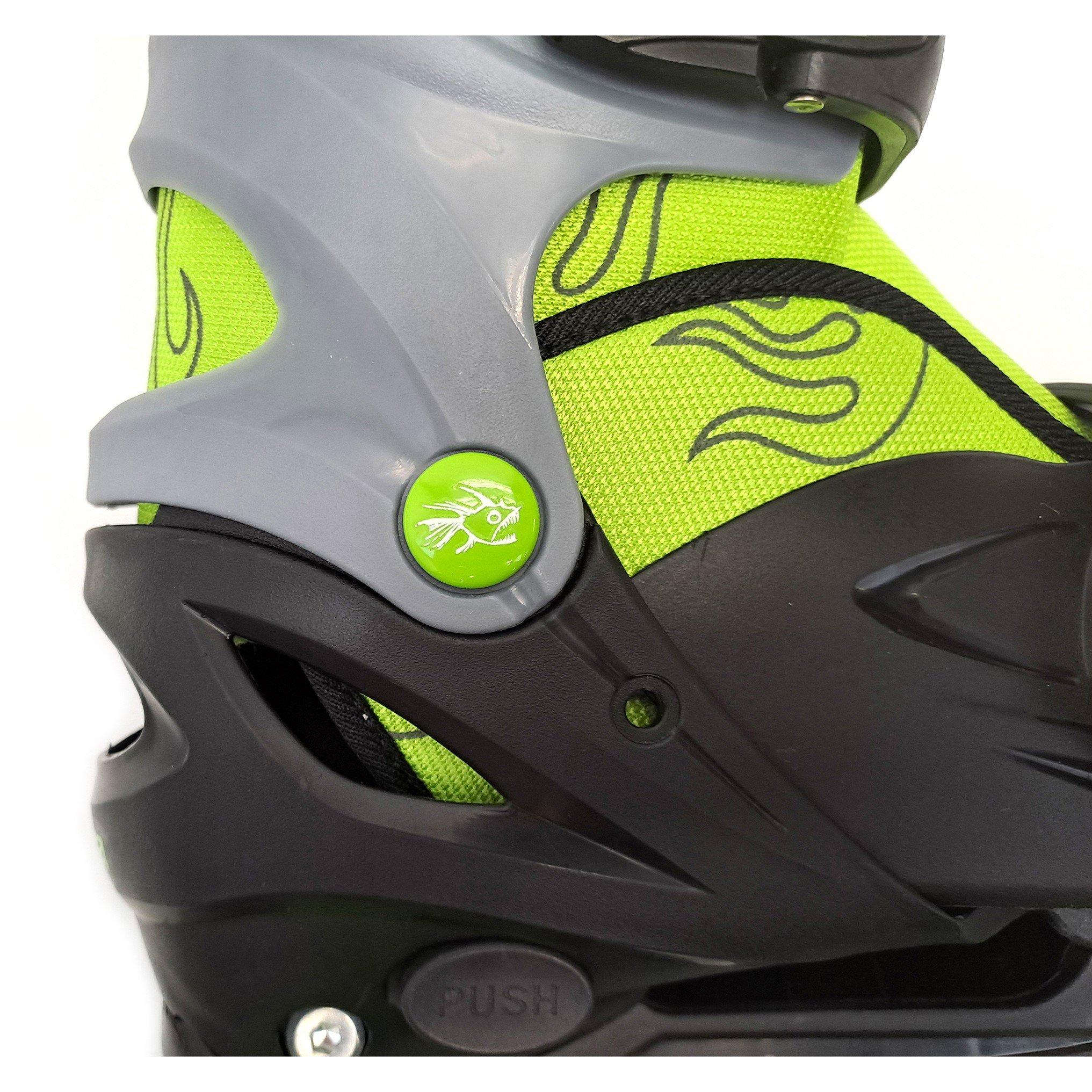 Black/Green - Hot Tuna - Quad Skates Junior - 5