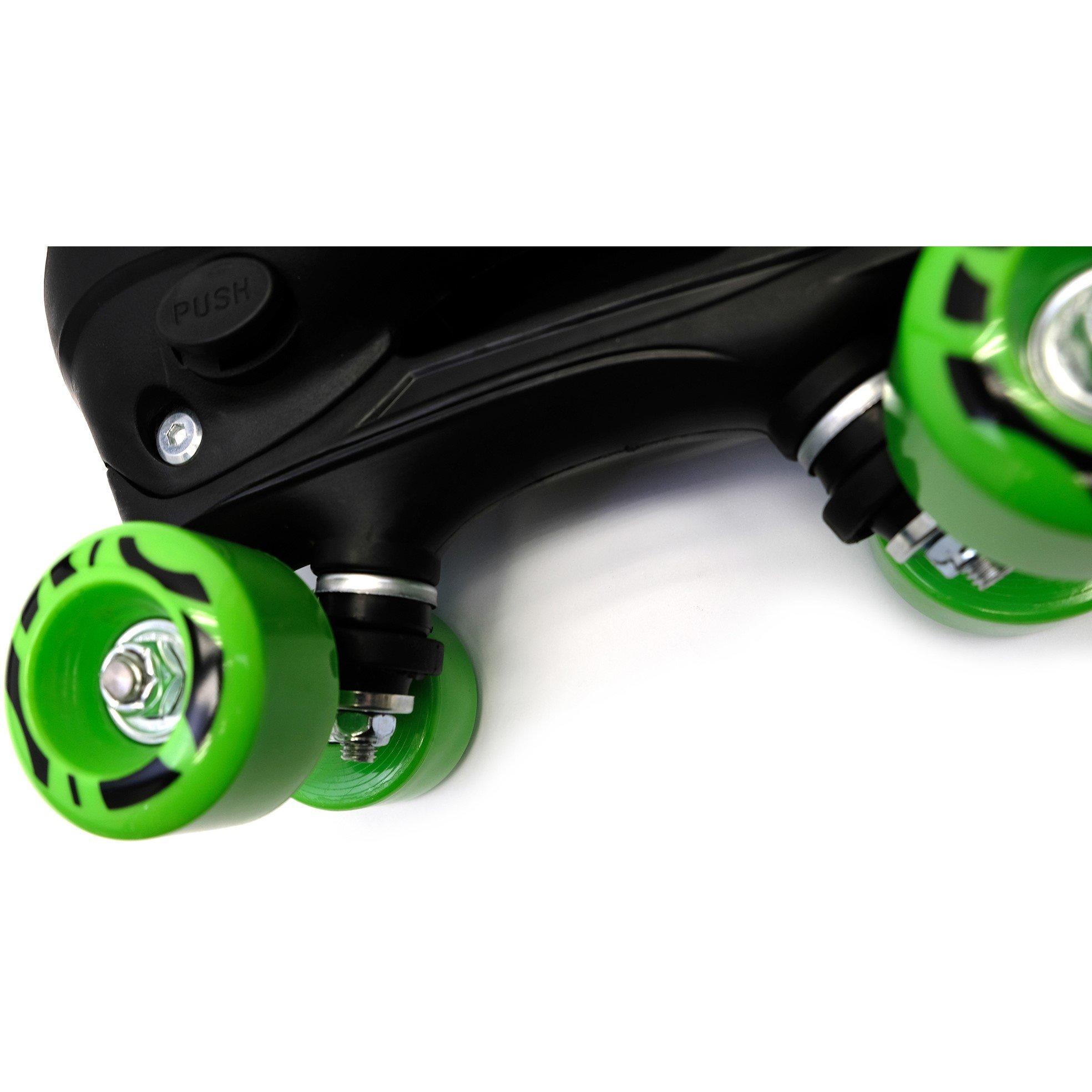 Black/Green - Hot Tuna - Quad Skates Junior - 6