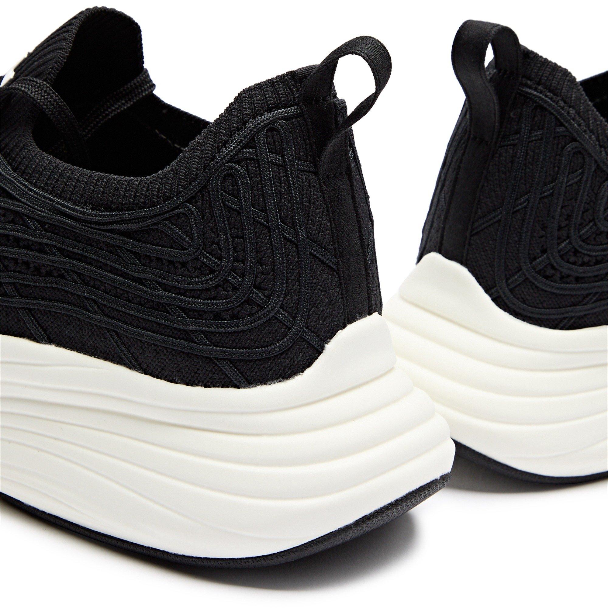 BLACK AND WHITE - Athletic Propulsion Labs - Women's TechLoom Zipline Runners - 4