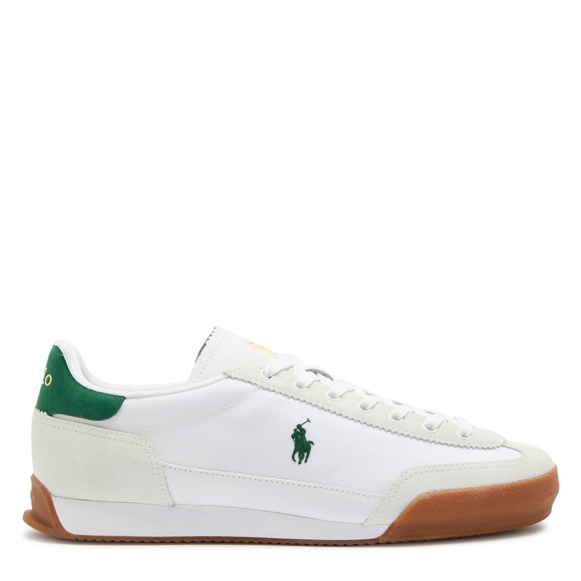 WHITE AND GREEN - Polo Ralph Lauren - PRL HESTER PP-SNEAKERS-LOW TOP