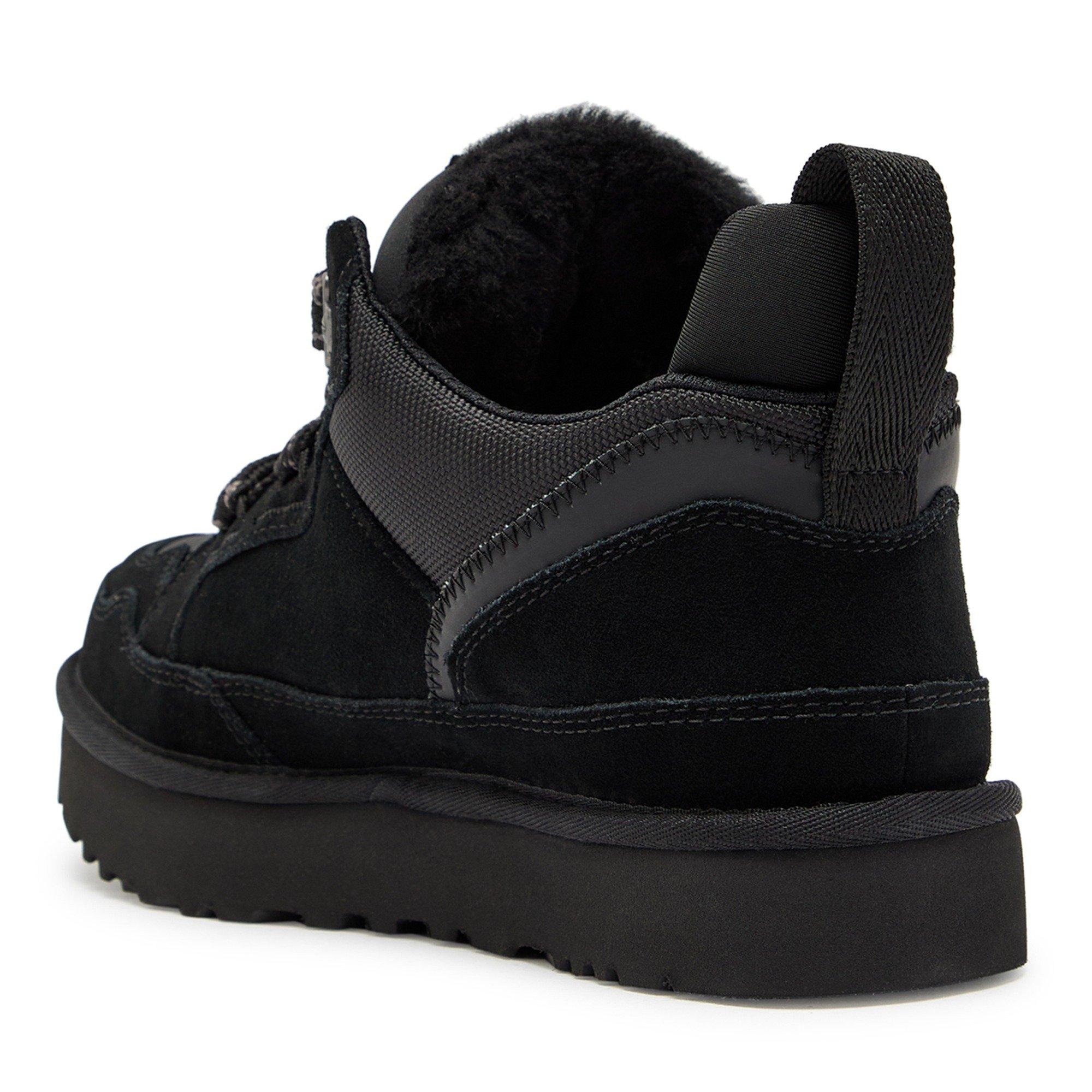 BLACK - Ugg - Men's Lowmel Suede Low-Top Trainers - 2