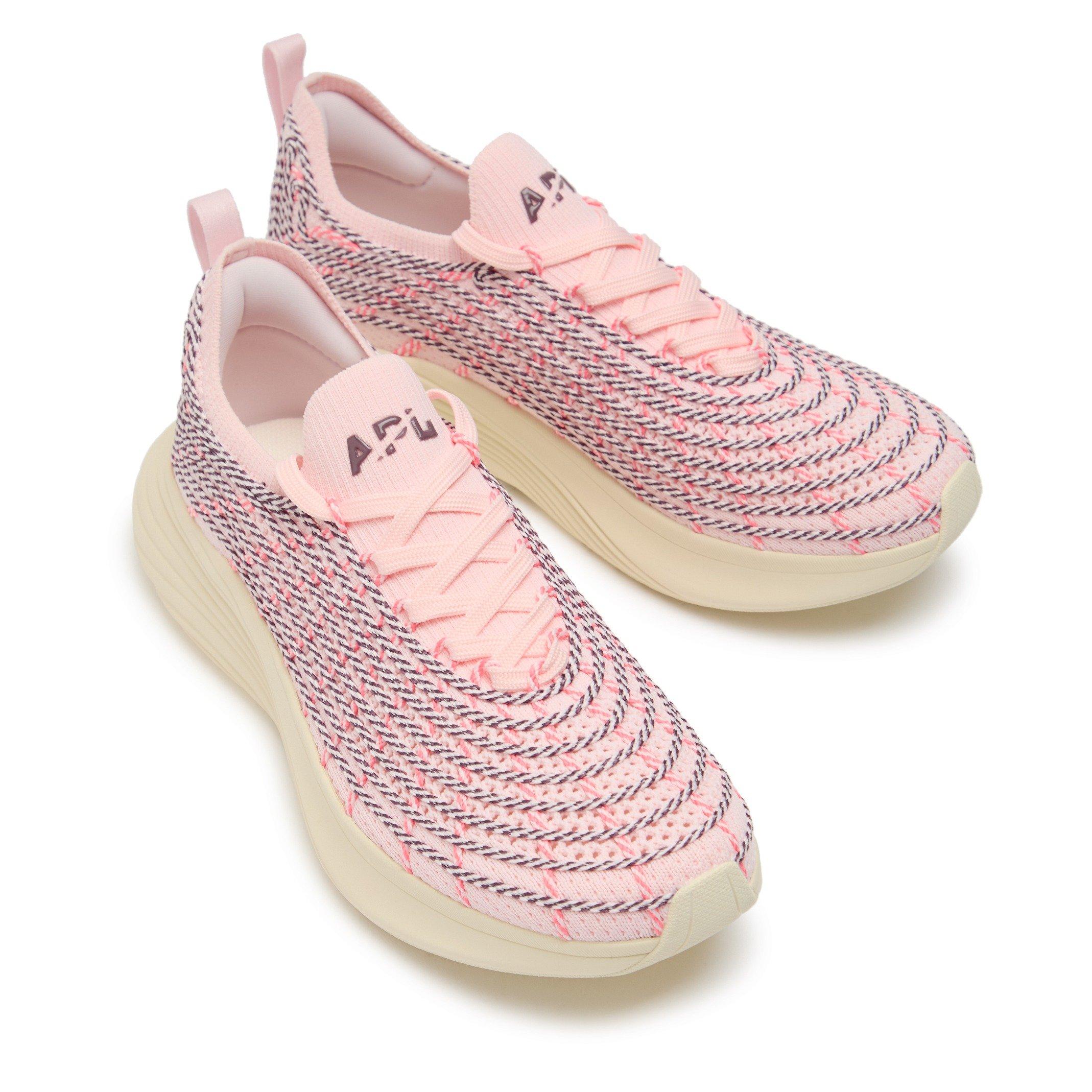 LIGHT PINK - Athletic Propulsion Labs - Women's Zipline Knitted Runners - 3