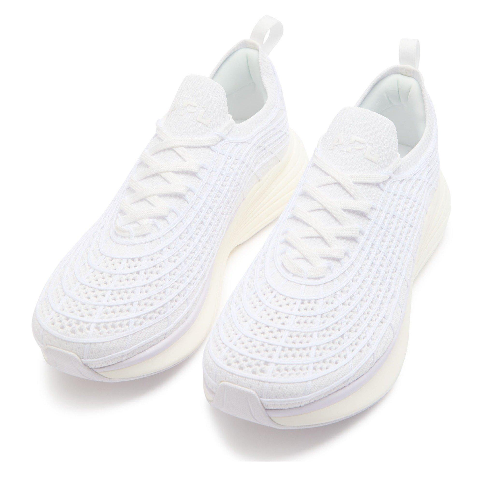 WHITE - Athletic Propulsion Labs - Men's Techloom Zipline Runners - 3