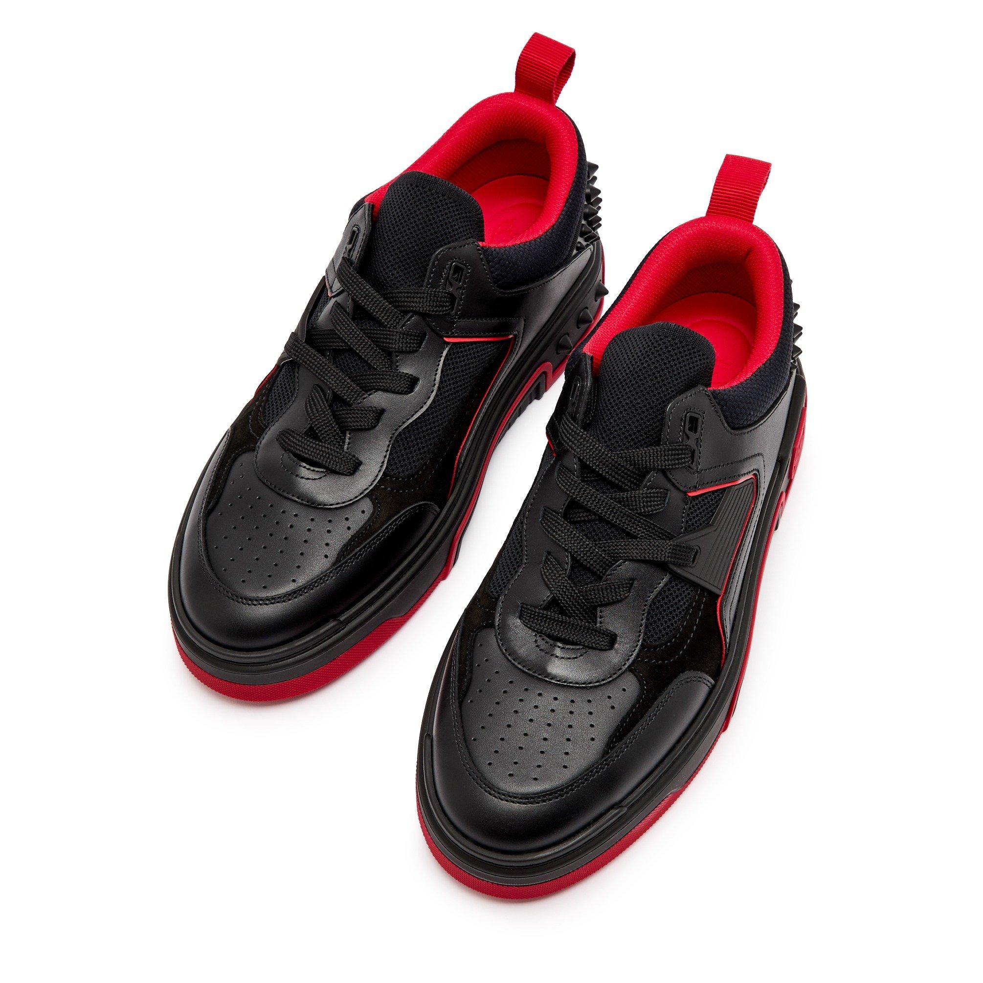 BLACK - Christian Louboutin - LOUBOUTIM ASTROLOUBI FLAT CALF - 3