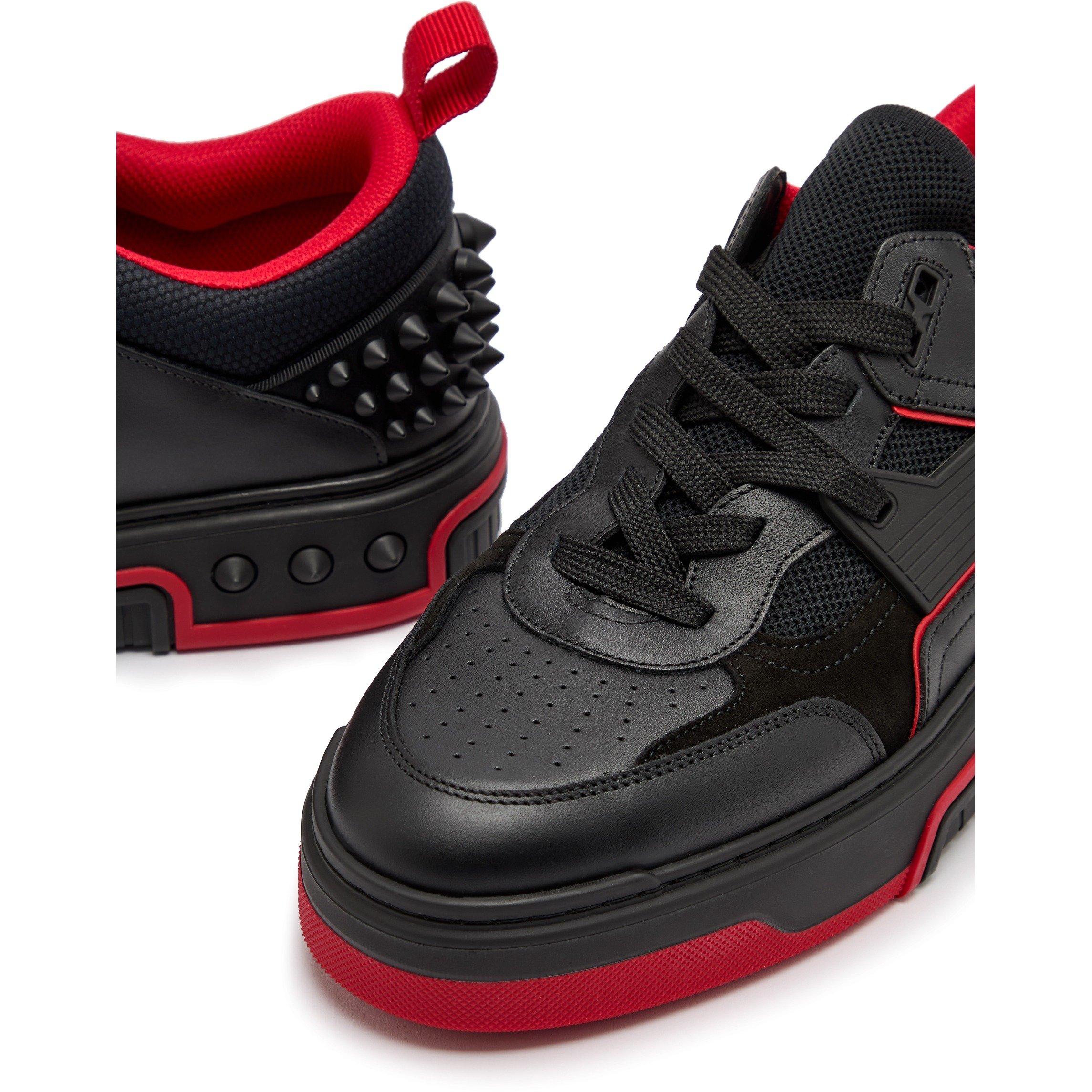 BLACK - Christian Louboutin - LOUBOUTIM ASTROLOUBI FLAT CALF - 4
