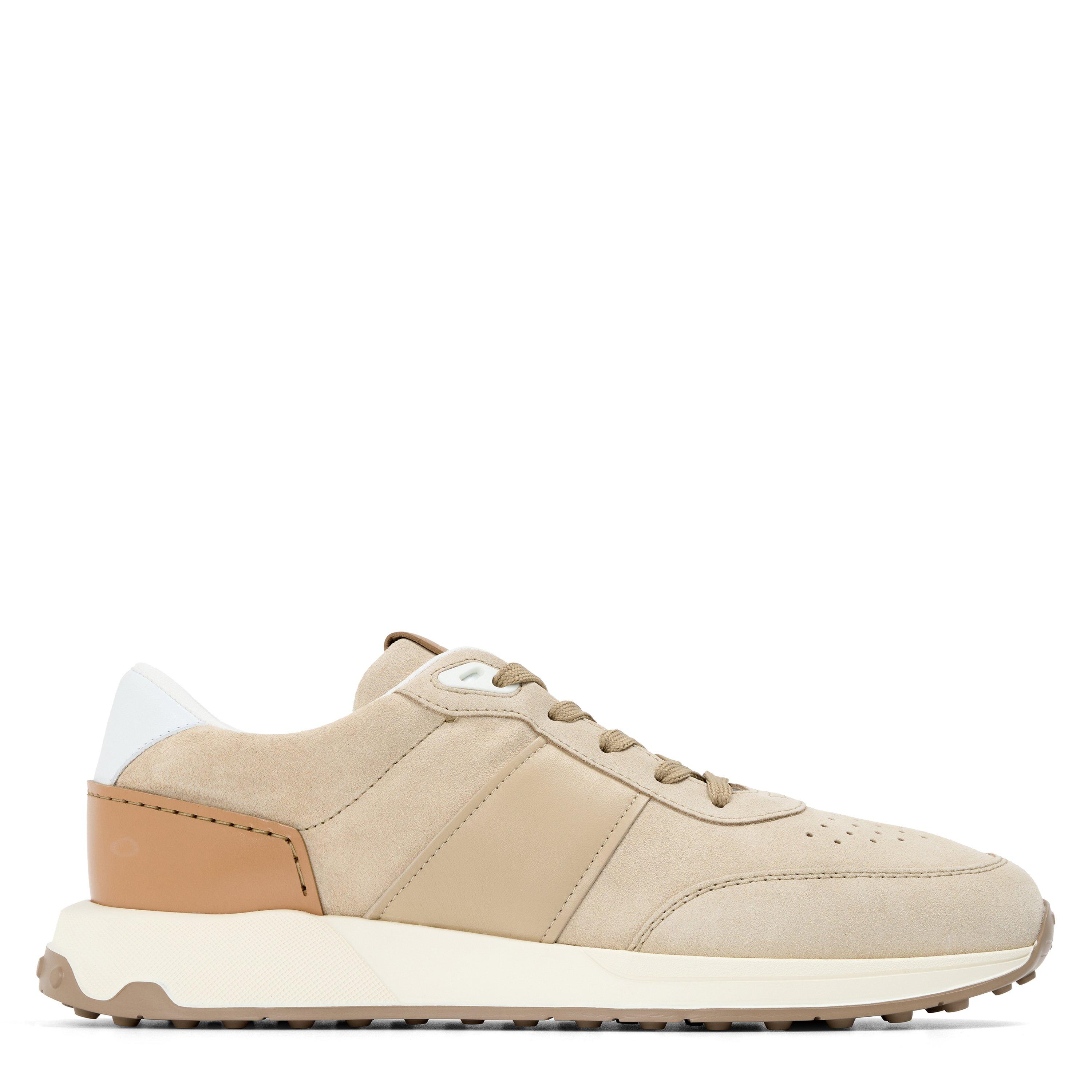 TAN - Tods - Men's All Pelle Running Mid Vol Leather Runners - 1