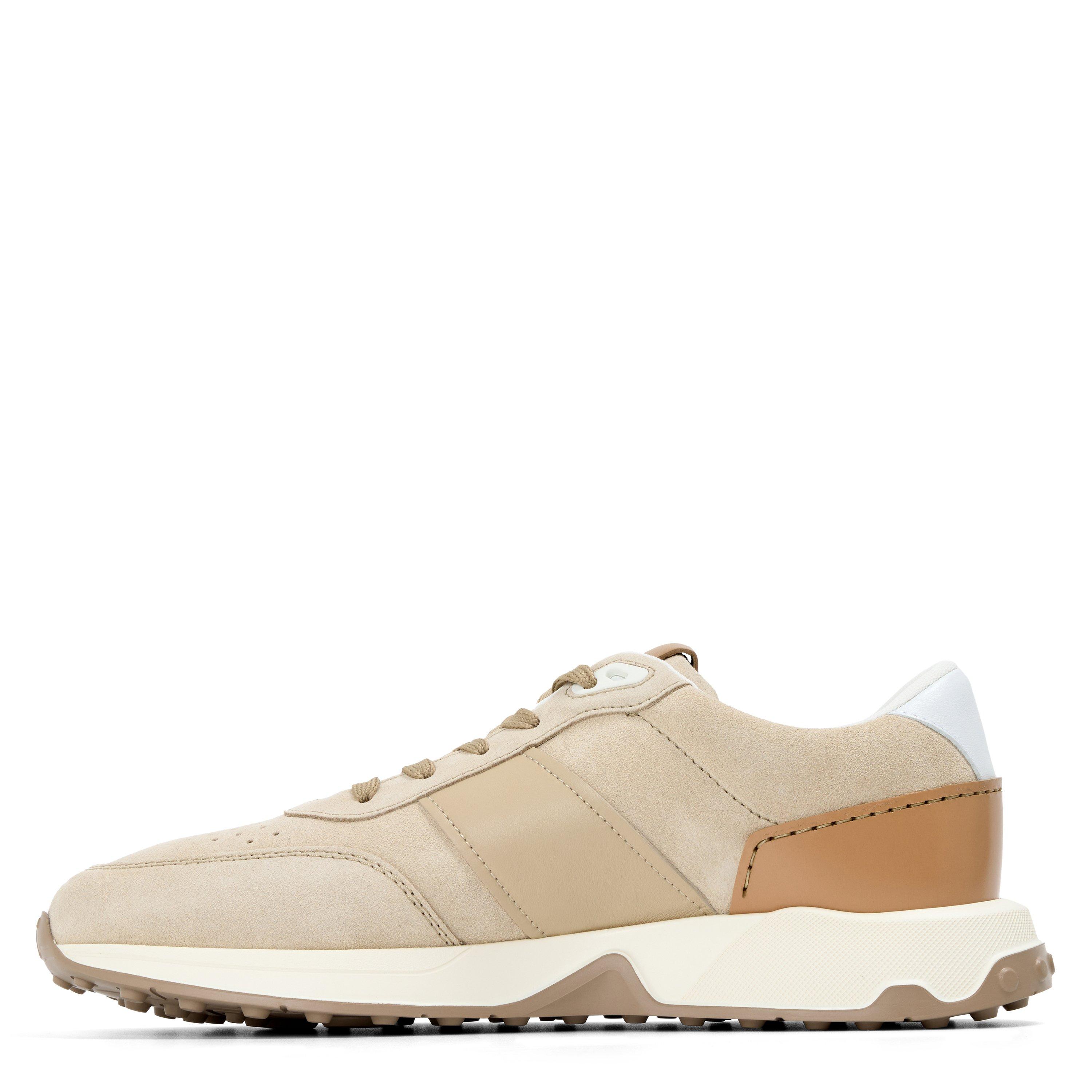 TAN - Tods - Men's All Pelle Running Mid Vol Leather Runners - 2