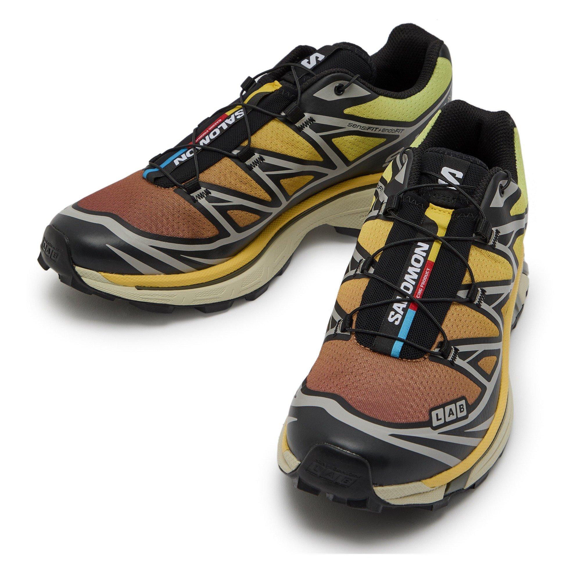 GREEN - Salomon - SALOMON XT-6 Black/Grape Leaf/ - 3