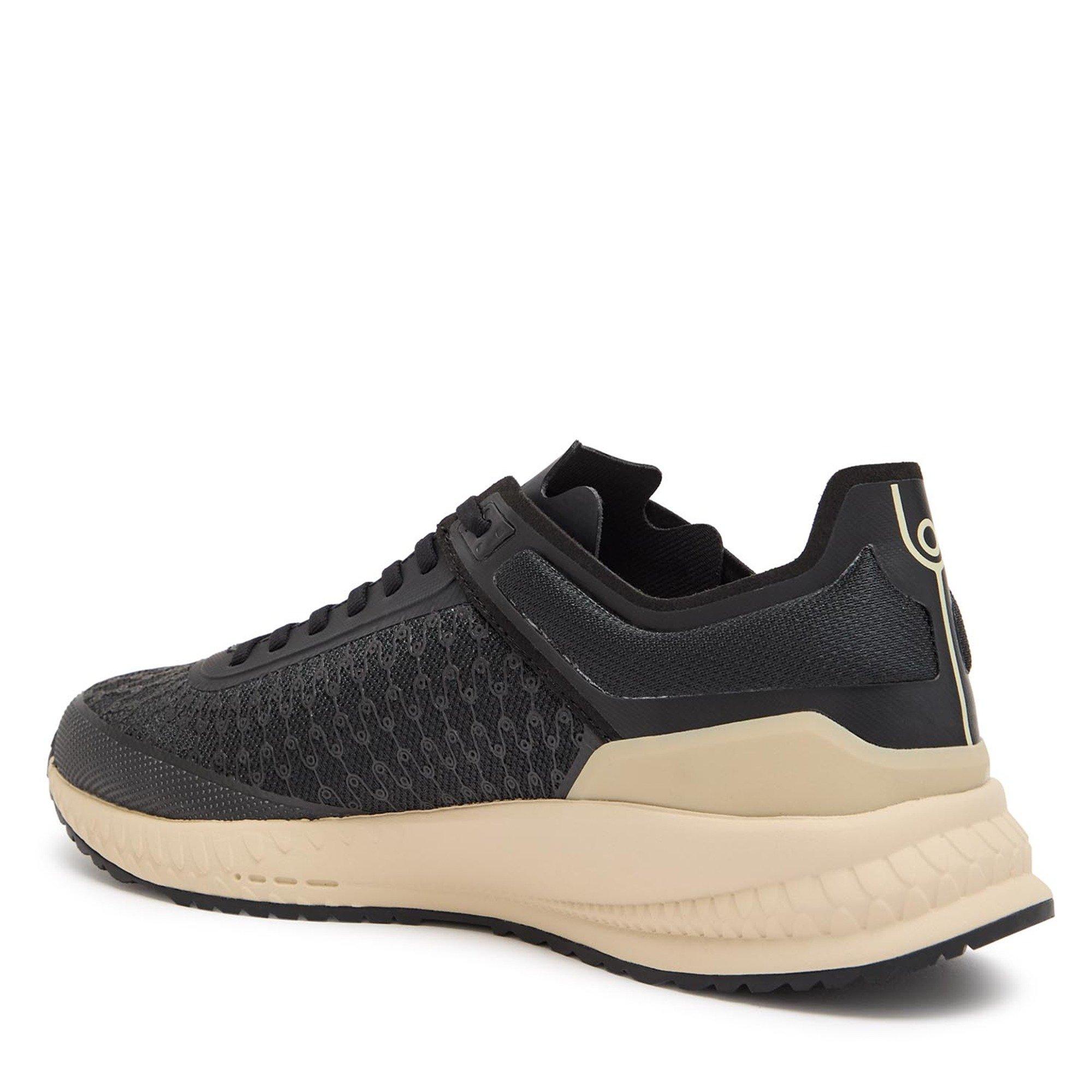 BLACK - Now You Live - Men's Mesh Lace-Up Runners - 2