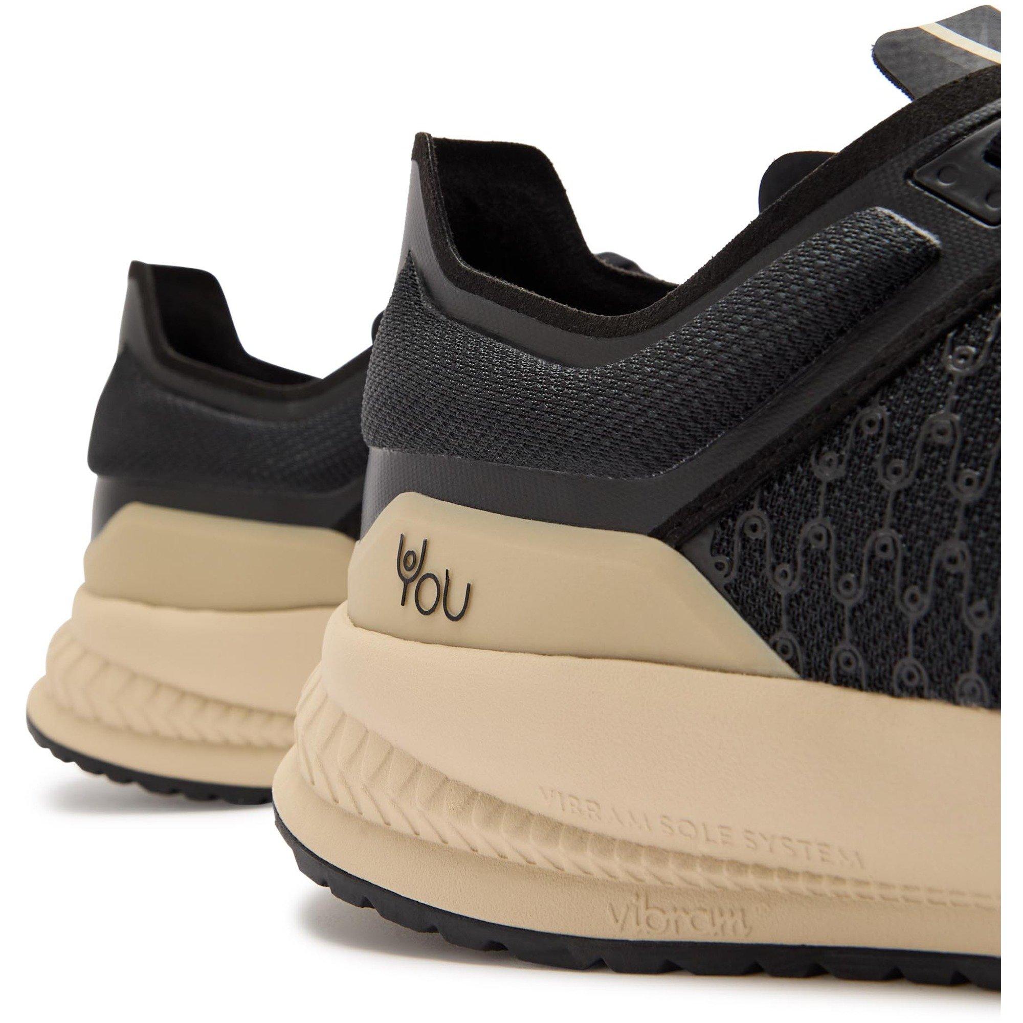 BLACK - Now You Live - Men's Mesh Lace-Up Runners - 4