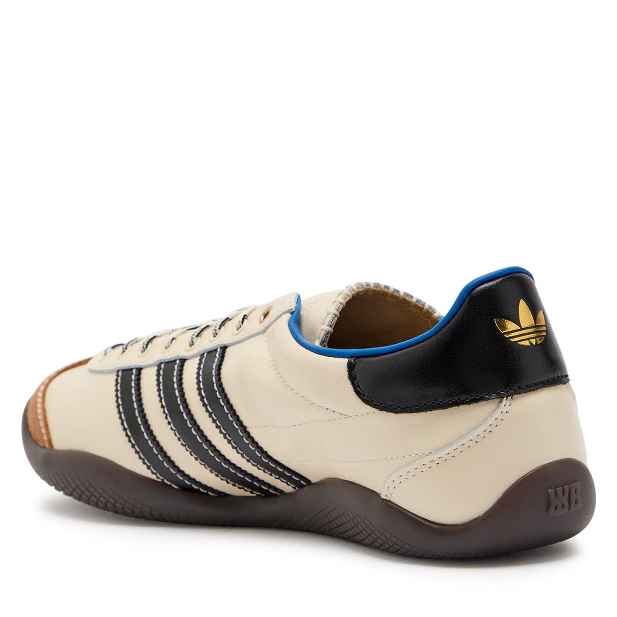 WHITE - adidas Originals - Men's Wales Bonner Karintha OG Leather Low-Top Trainers - 2