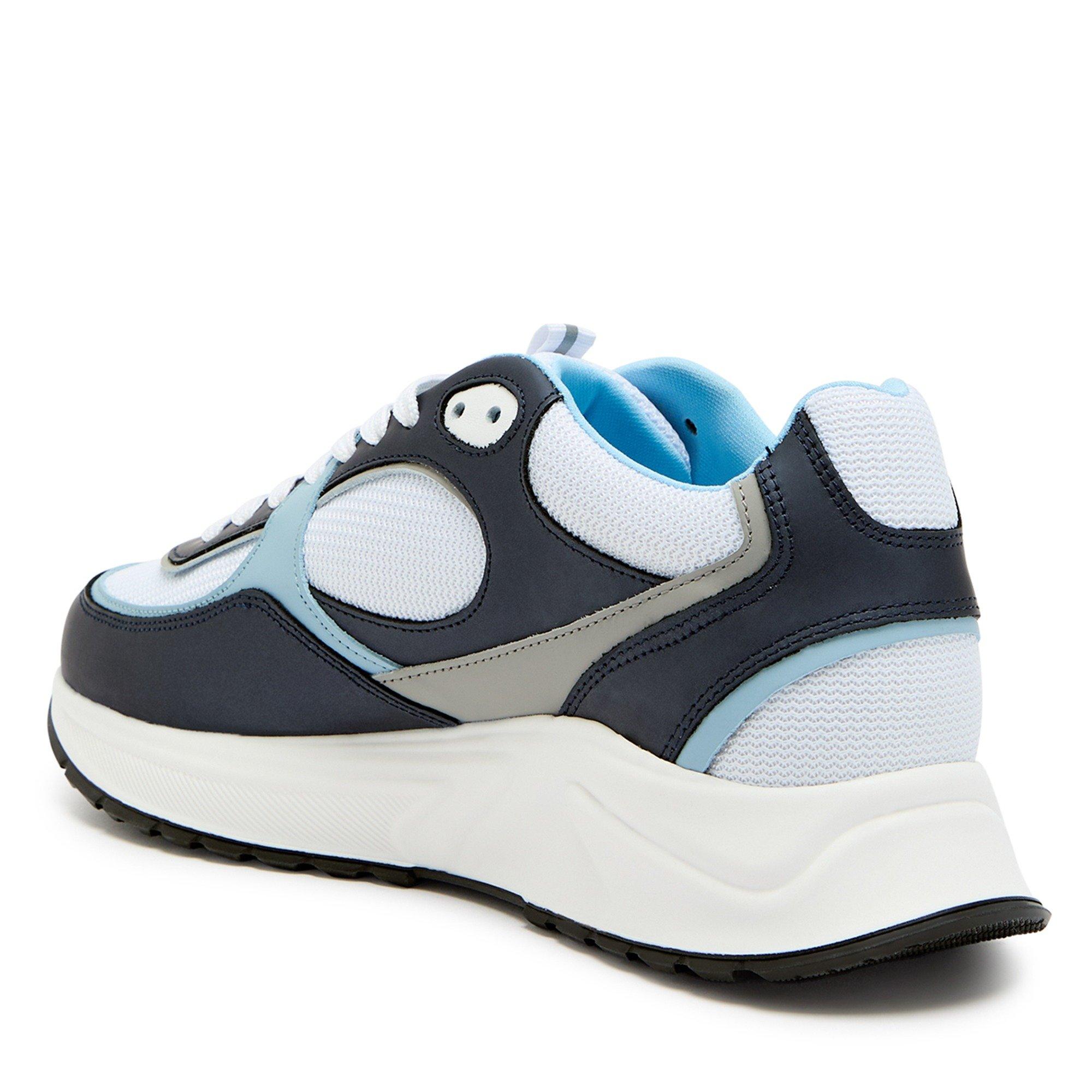 BLUE - Cleens - Men's Onesixty Leather Runners - 2