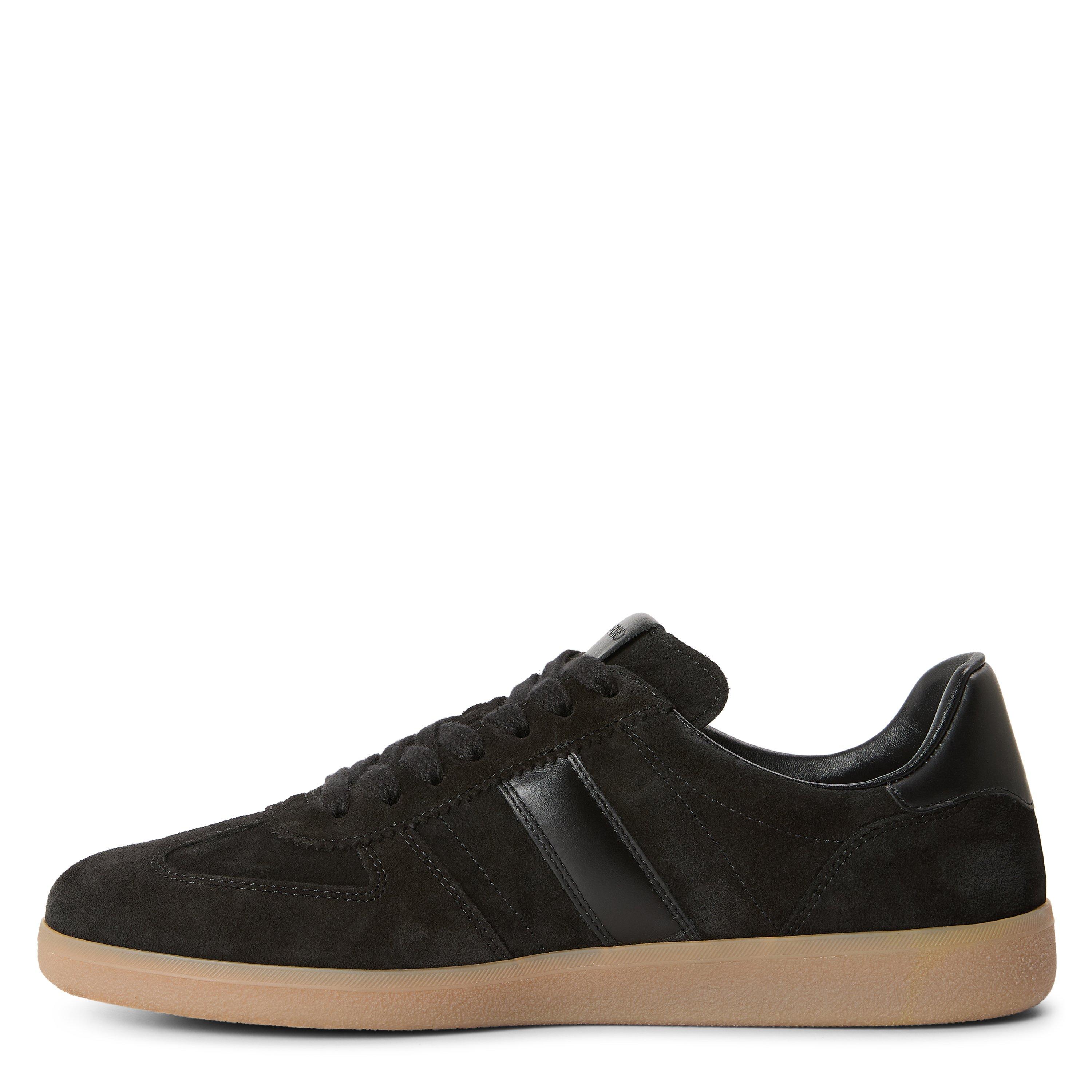 BLACK - Tom Ford - Men's Archer Suede Low-Top Trainers - 2