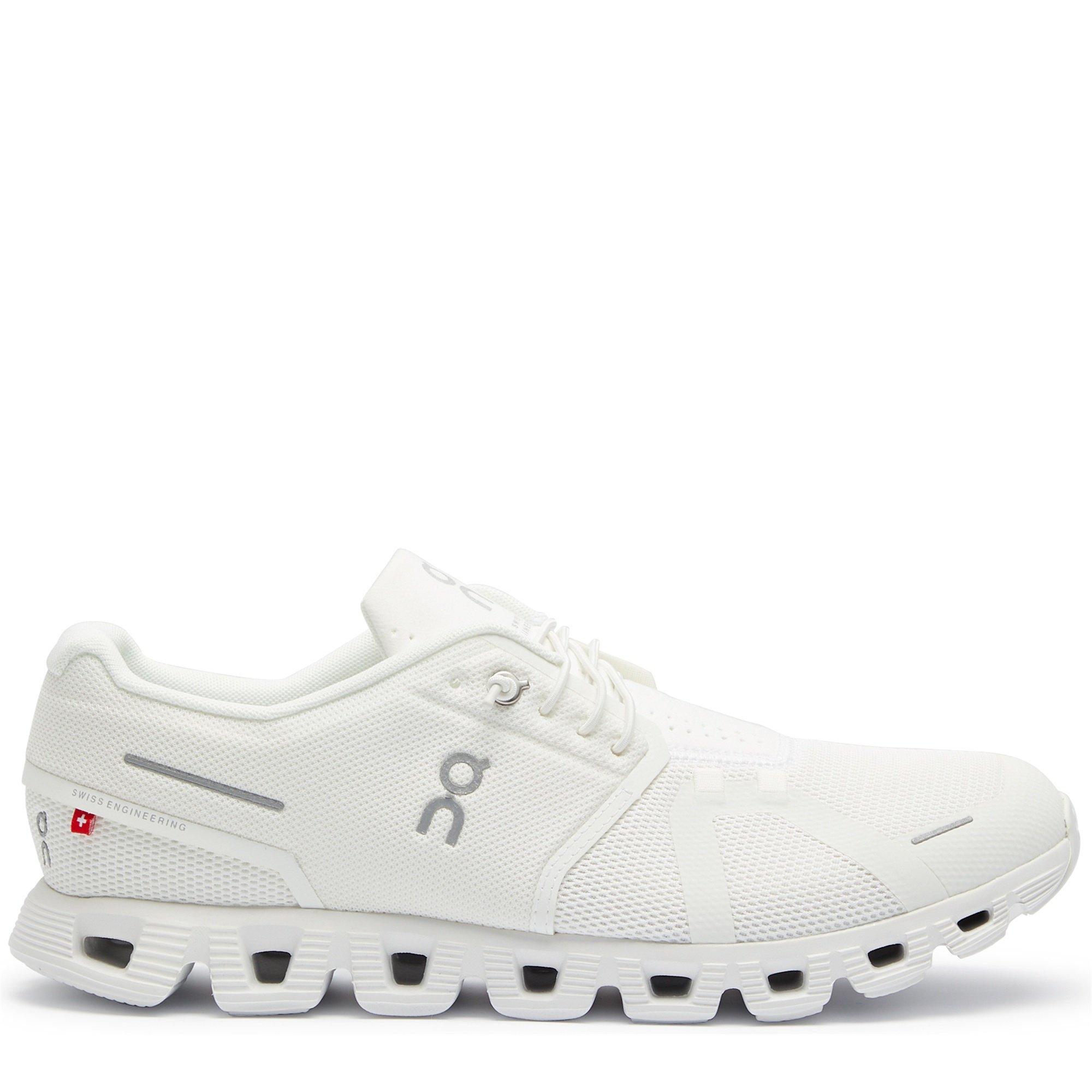 WHITE - On - ON CLOUD 5 LOW TOP SNEAKER