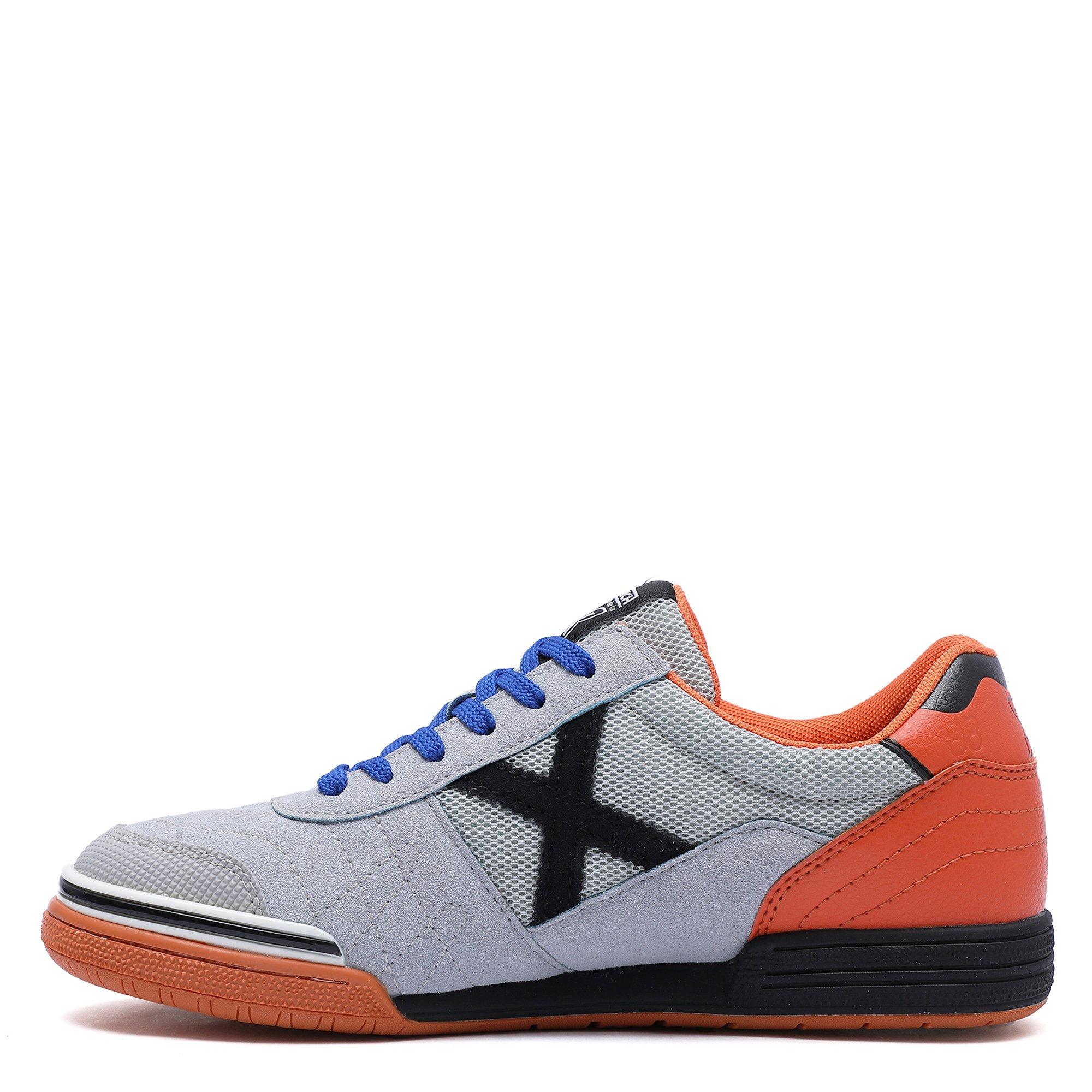 Gry/Orange - Munich - Gresca Indoor Football Boots - 2