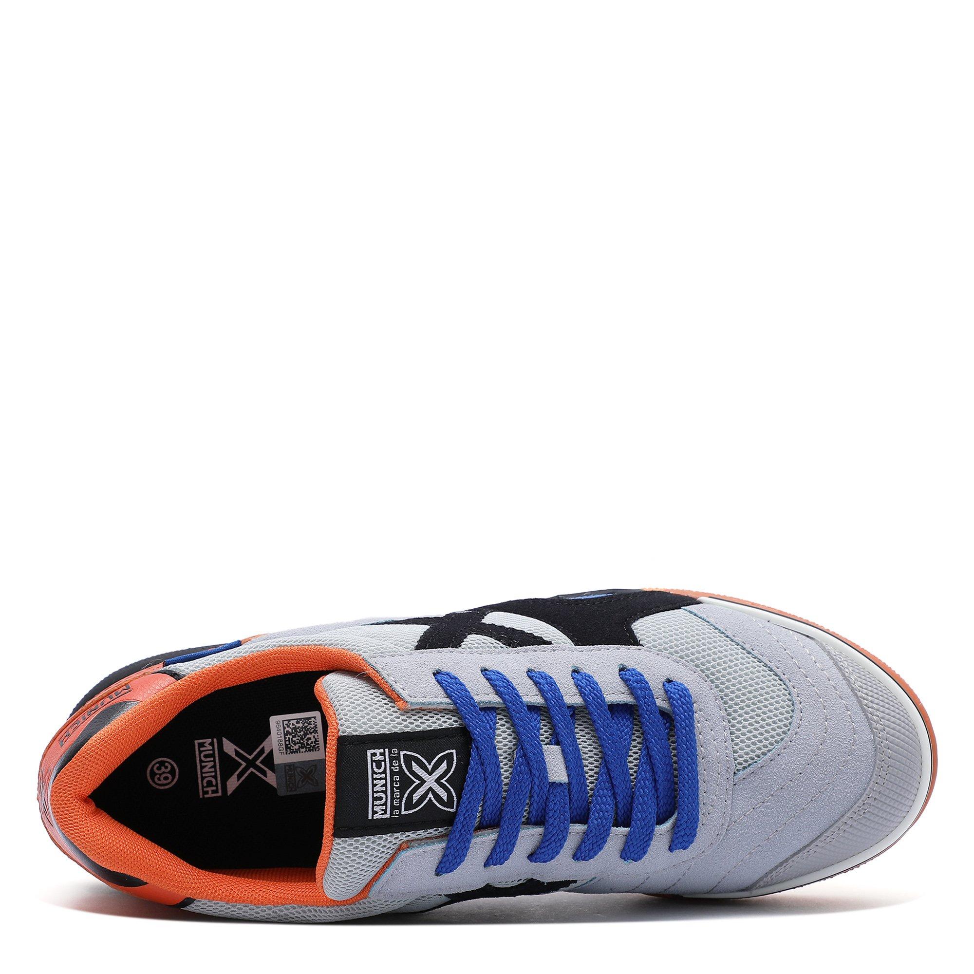 Gry/Orange - Munich - Gresca Indoor Football Boots - 3