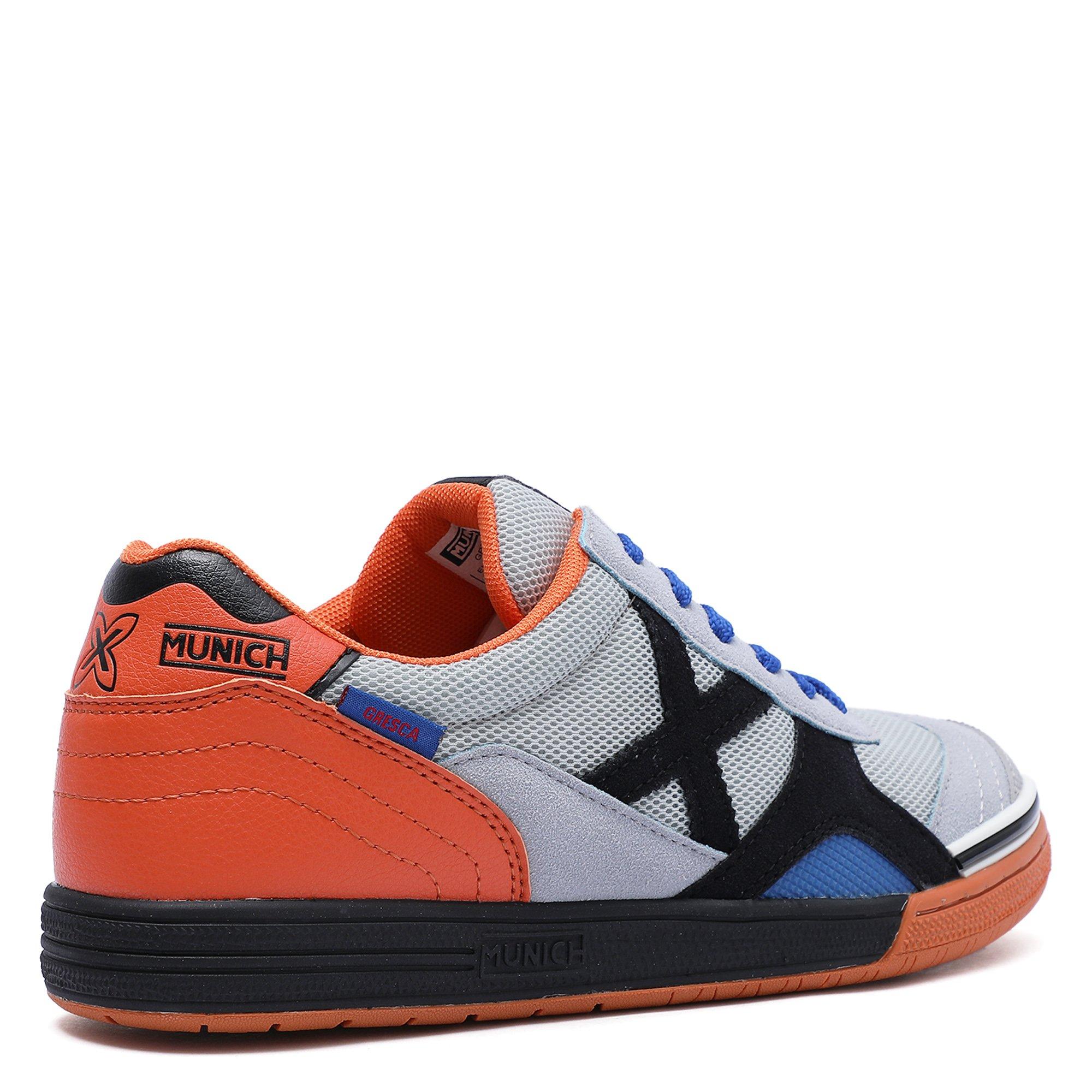 Gry/Orange - Munich - Gresca Indoor Football Boots - 6