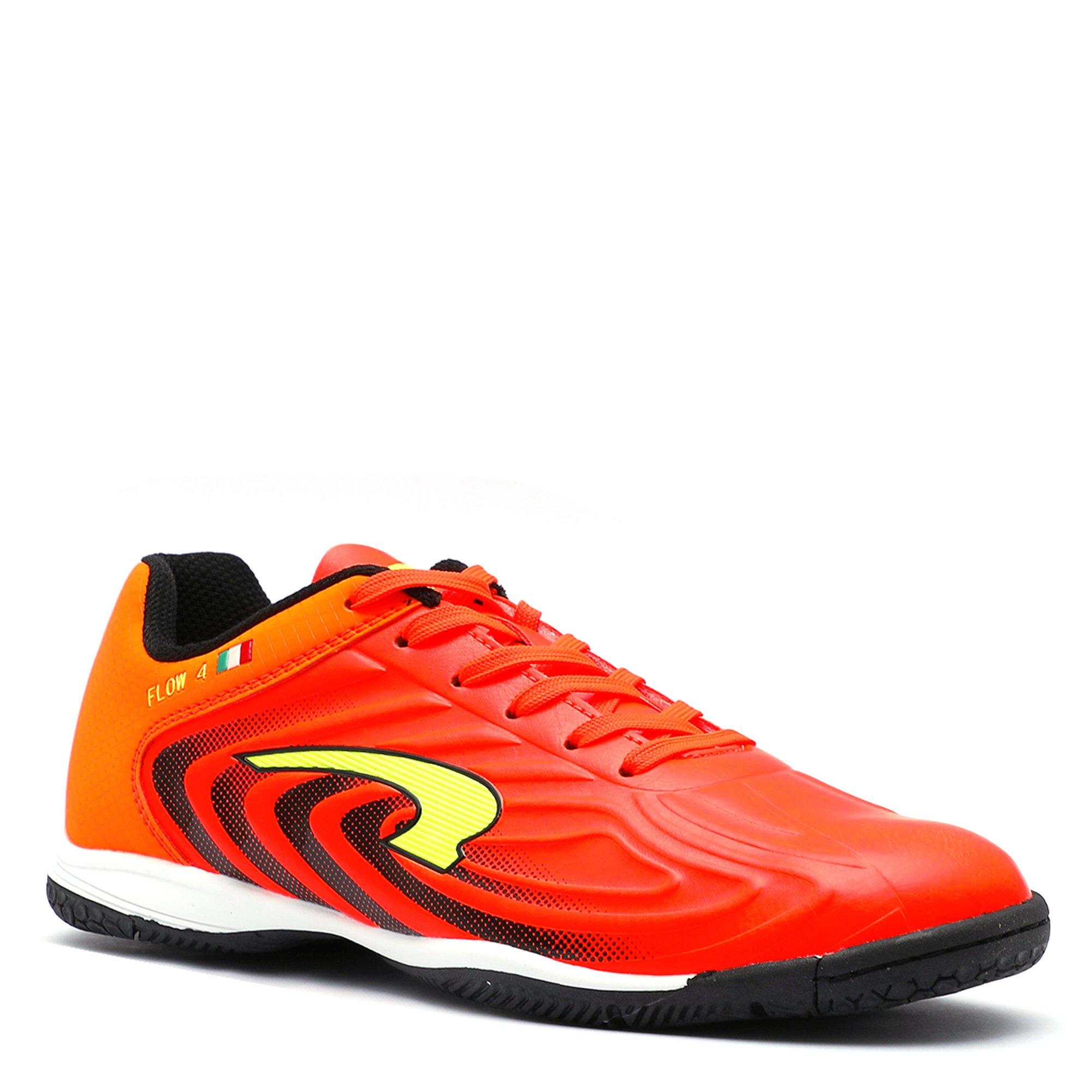 Orange/N.Green - Kronos - Flow 4 Indoor Football Boots - 5
