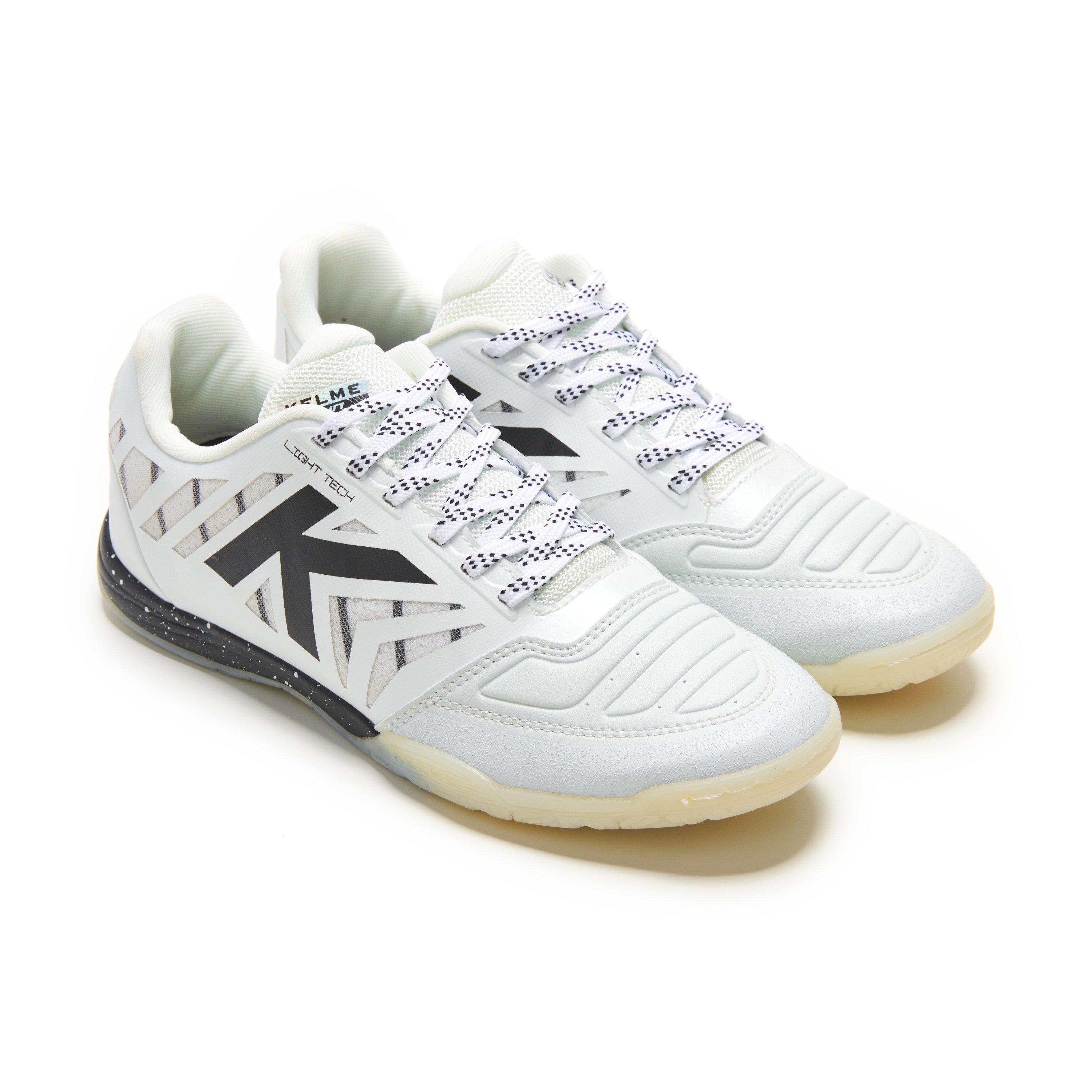 Hvid/Sort - Kelme - Men's All In Indoor Football Boots - 3