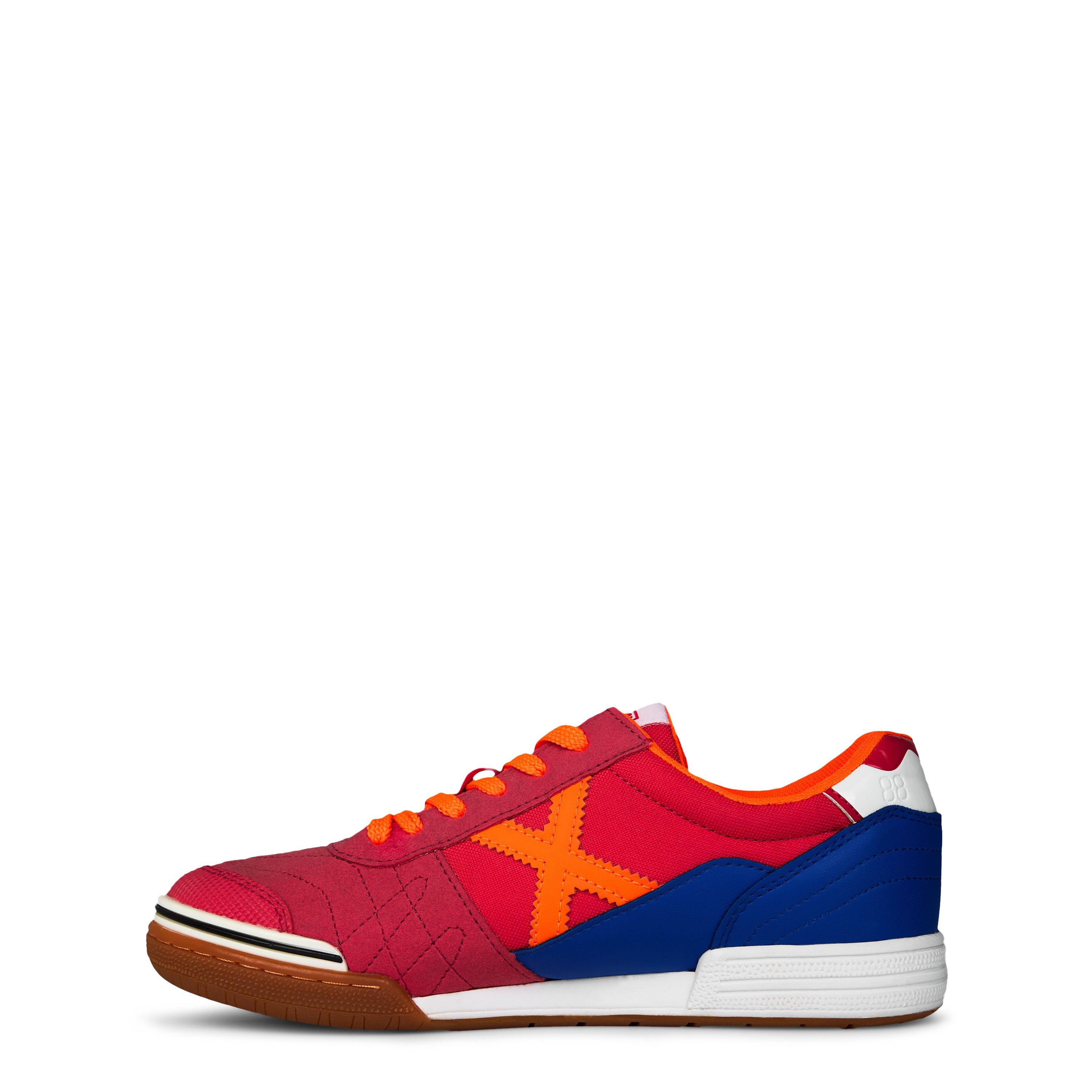 Crim/Orange/Blu - Munich - Gresca Indoor Football Shoes - 2