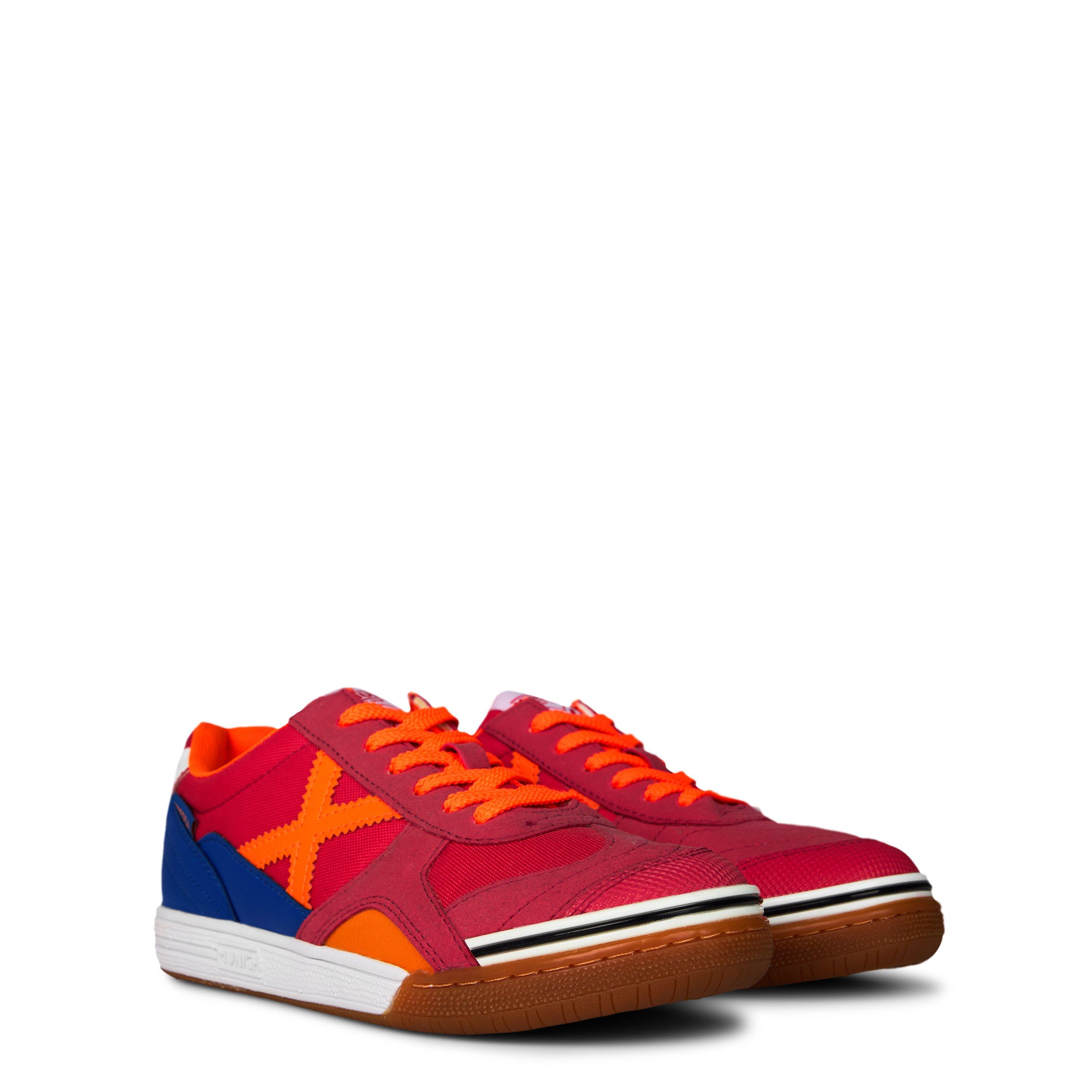 Crim/Orange/Blu - Munich - Gresca Indoor Football Shoes - 3