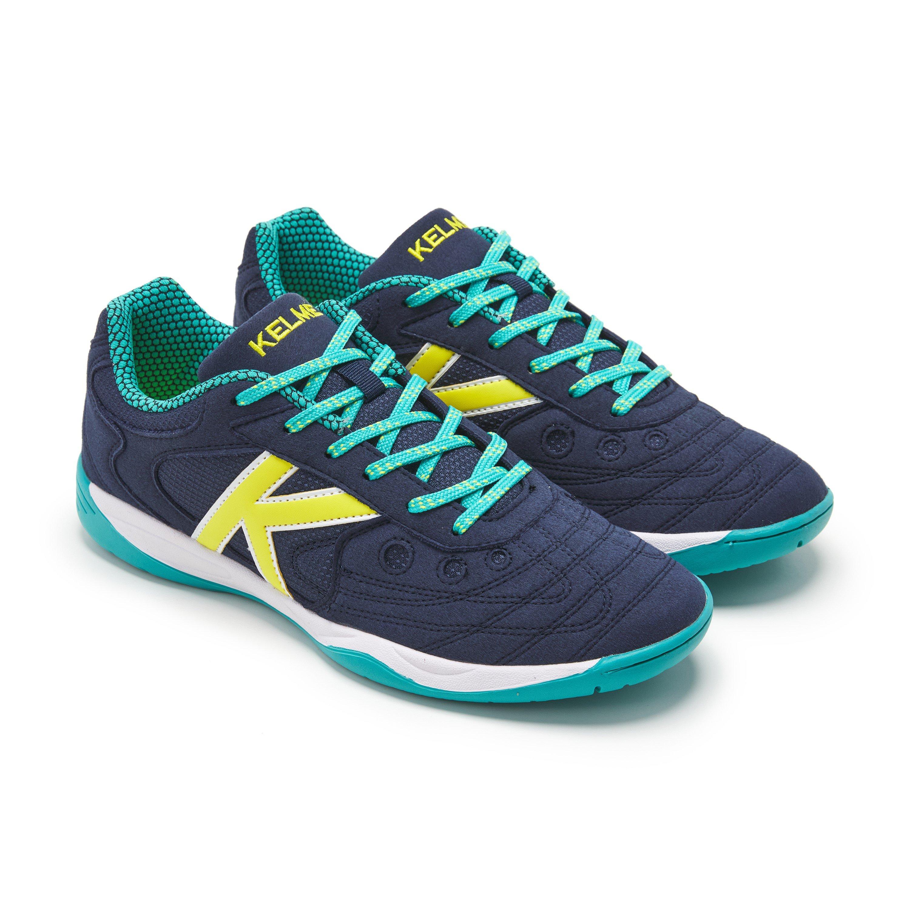 Navy/Lime/Turq - Kelme - Copa Indoor Football Boots - 6