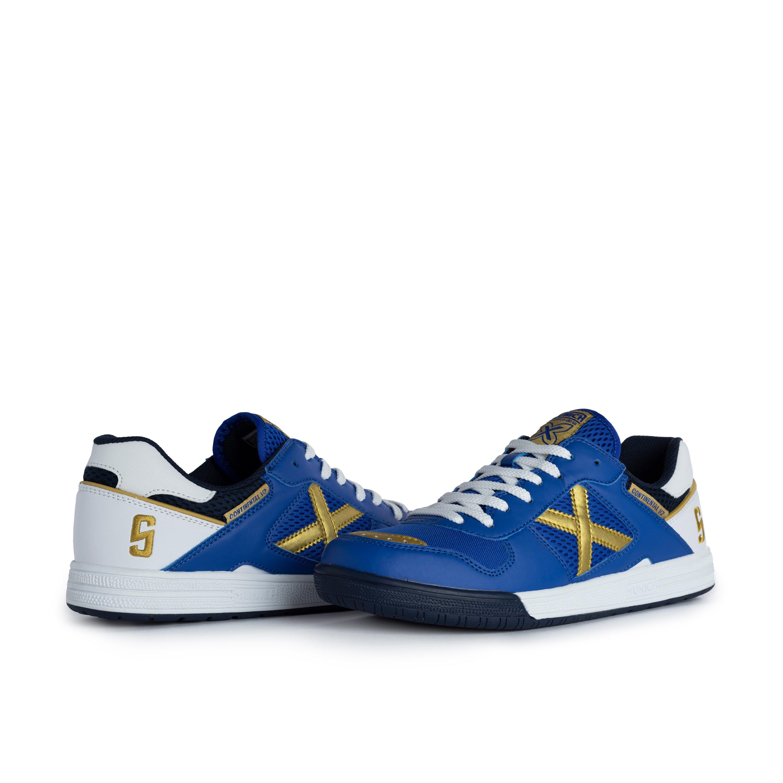 Blauw/Goud - Munich - Continental V2 Football Trainers Mens - 5