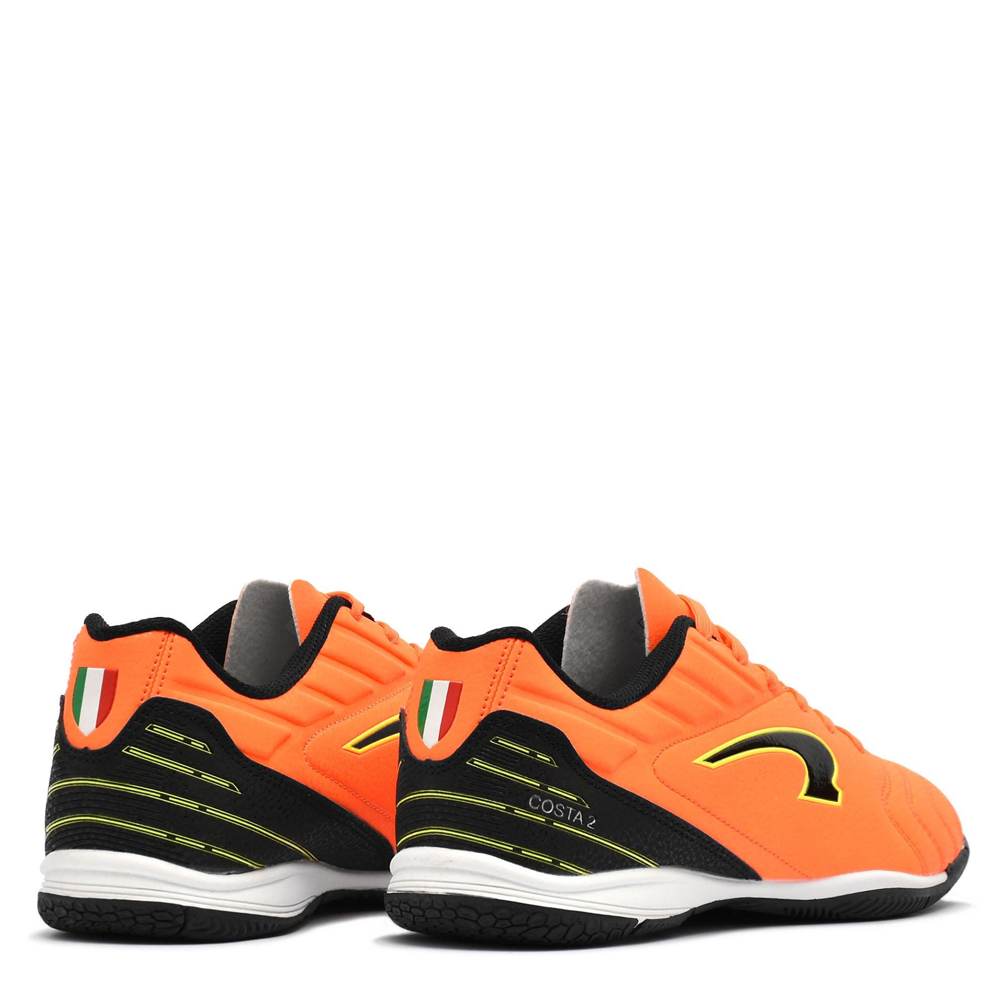 Orange/Black - Kronos - Costa 2 Indoor Football Boots - 6
