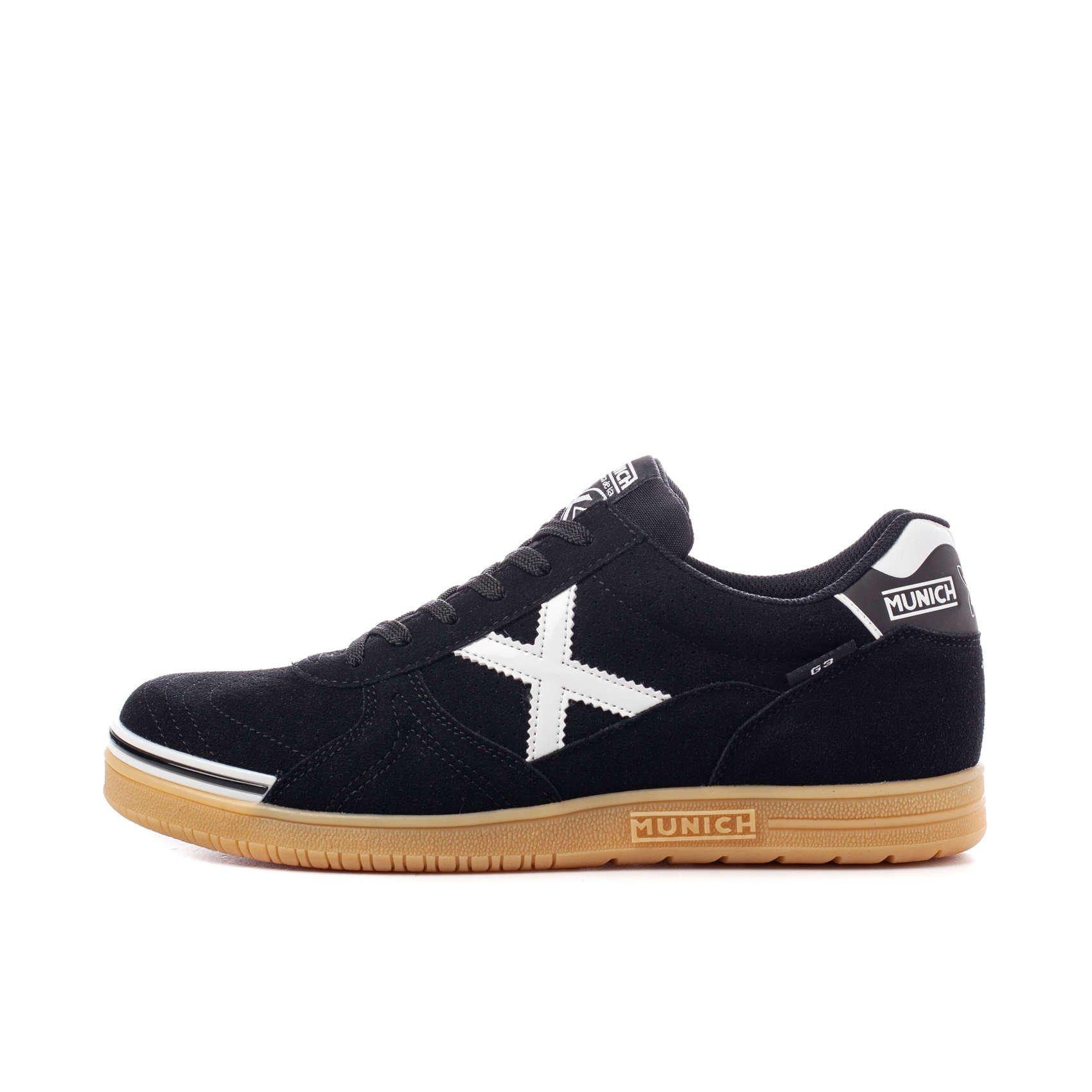 Black/White - Munich - G3 Profit Indoor Football Shoes - 2