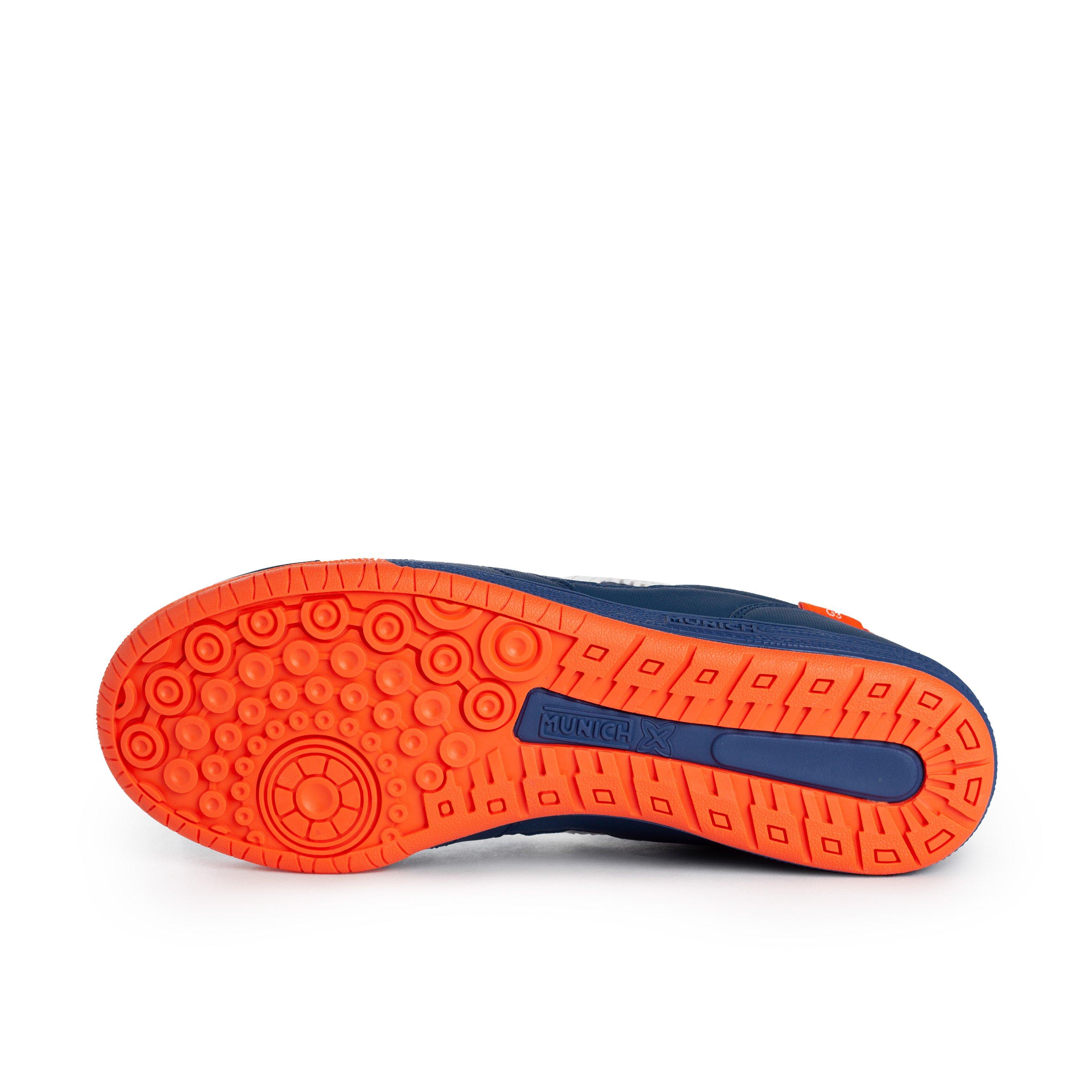 Navy/Orange - Munich - G3 Profit Indoor Football Shoes - 4