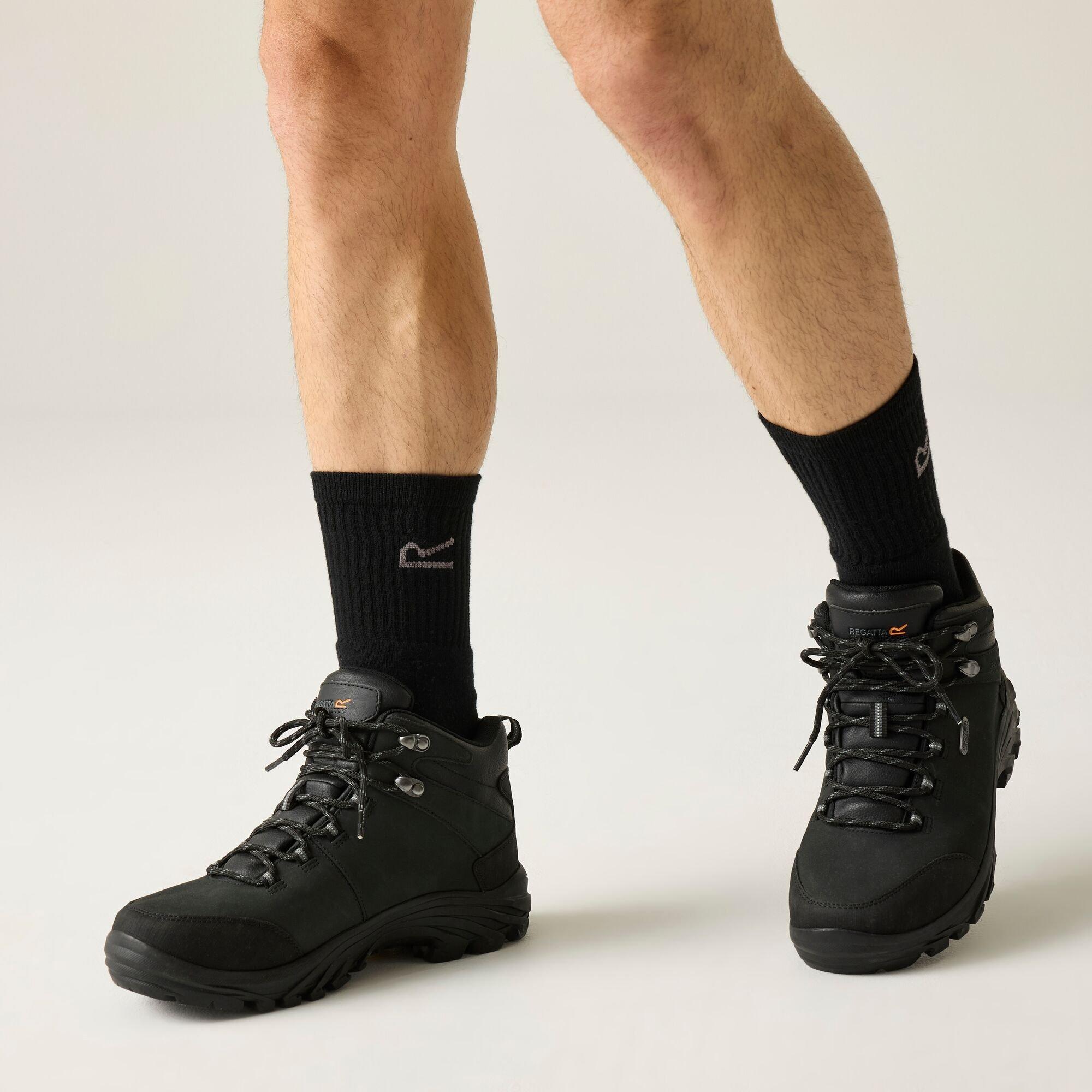 Regatta Men's Burrell Leather - Black - EU44/UK9.5
