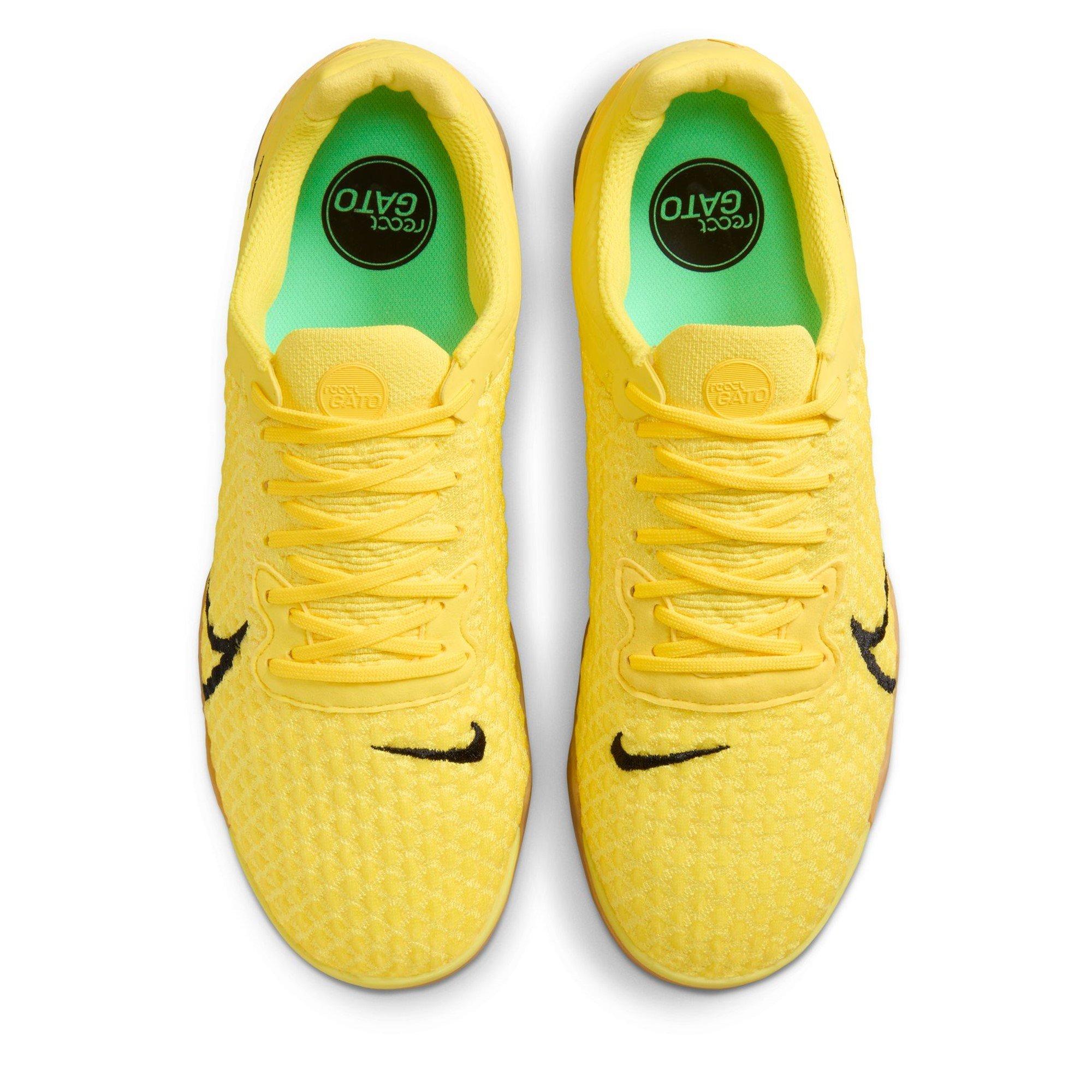 Gelb/Schwarz - Nike - React Gato Mens Indoor Football Boots - 6