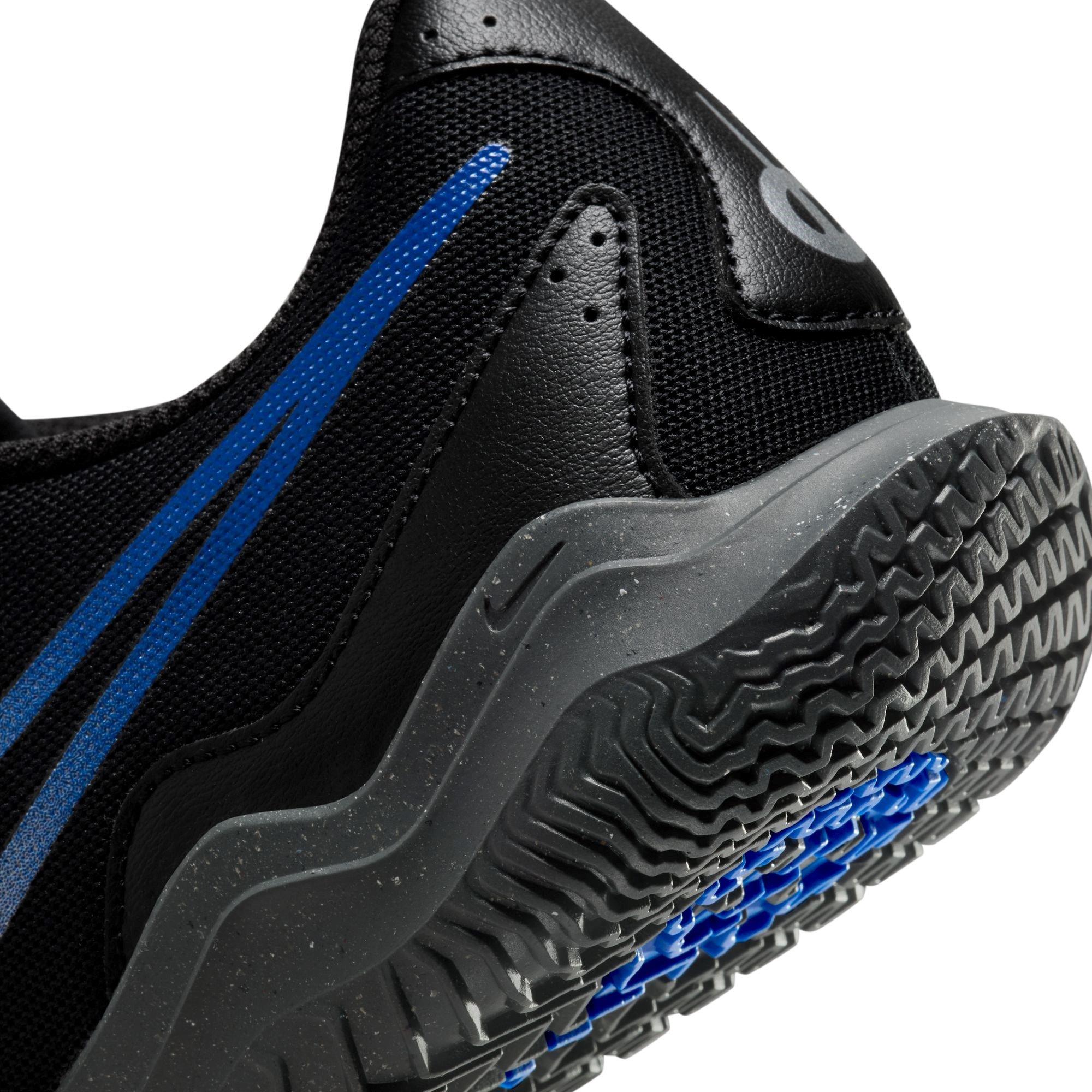 Blk/Chrome/Roy - Nike - Tiempo Legend 10 Club Adults Indoor Football Boots - 8