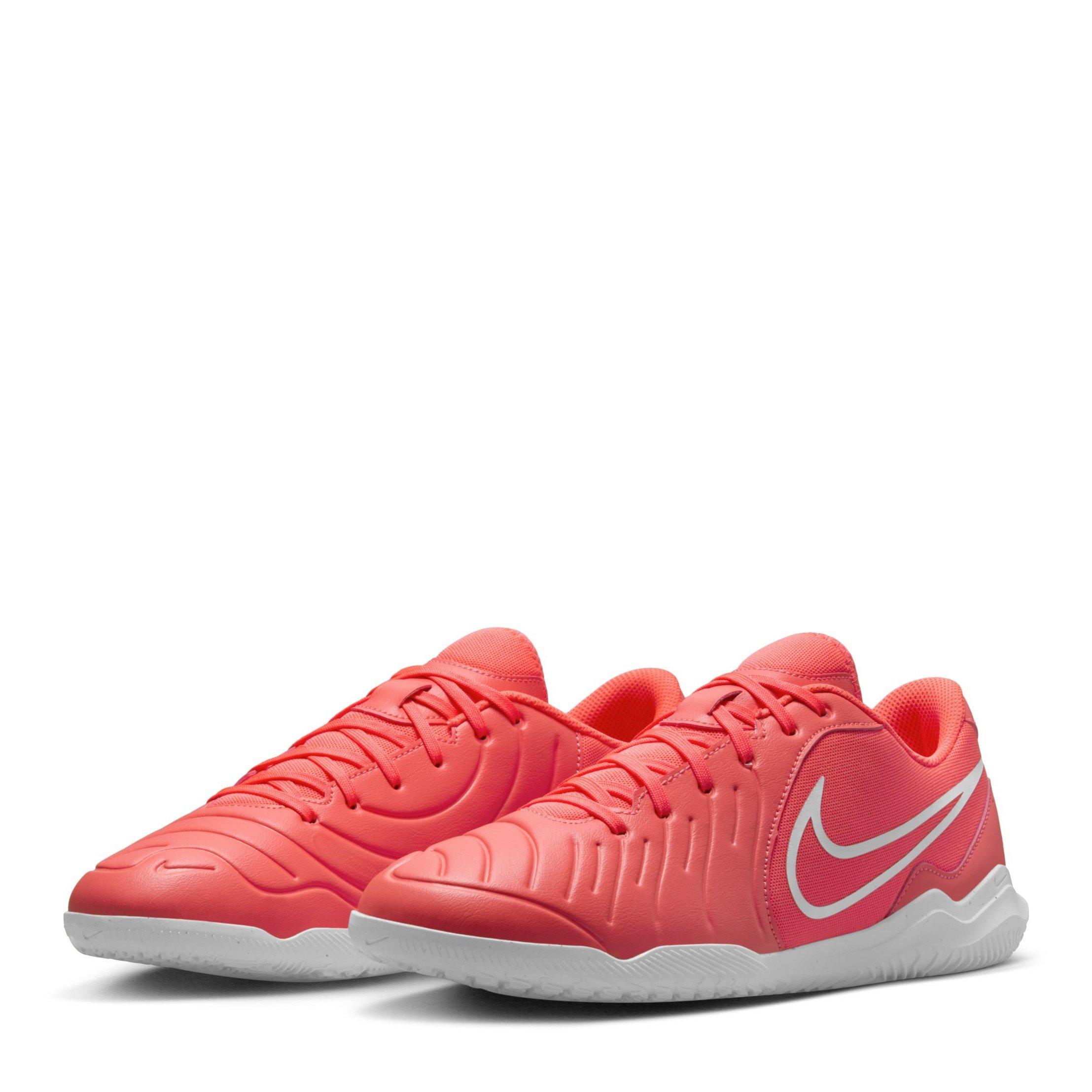 Hot Lava/White - Nike - Tiempo Legend 10 Club Adults Indoor Football Boots - 4