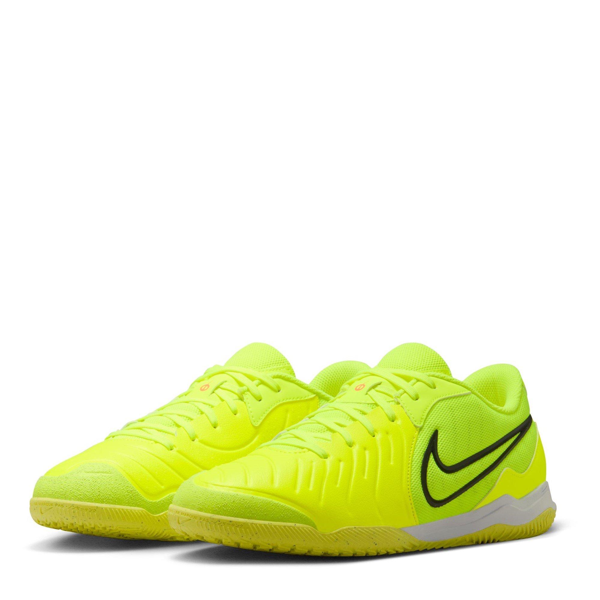 Volt/Black - Nike - Tiempo Legend 10 Academy Adults Indoor Football Boots - 4