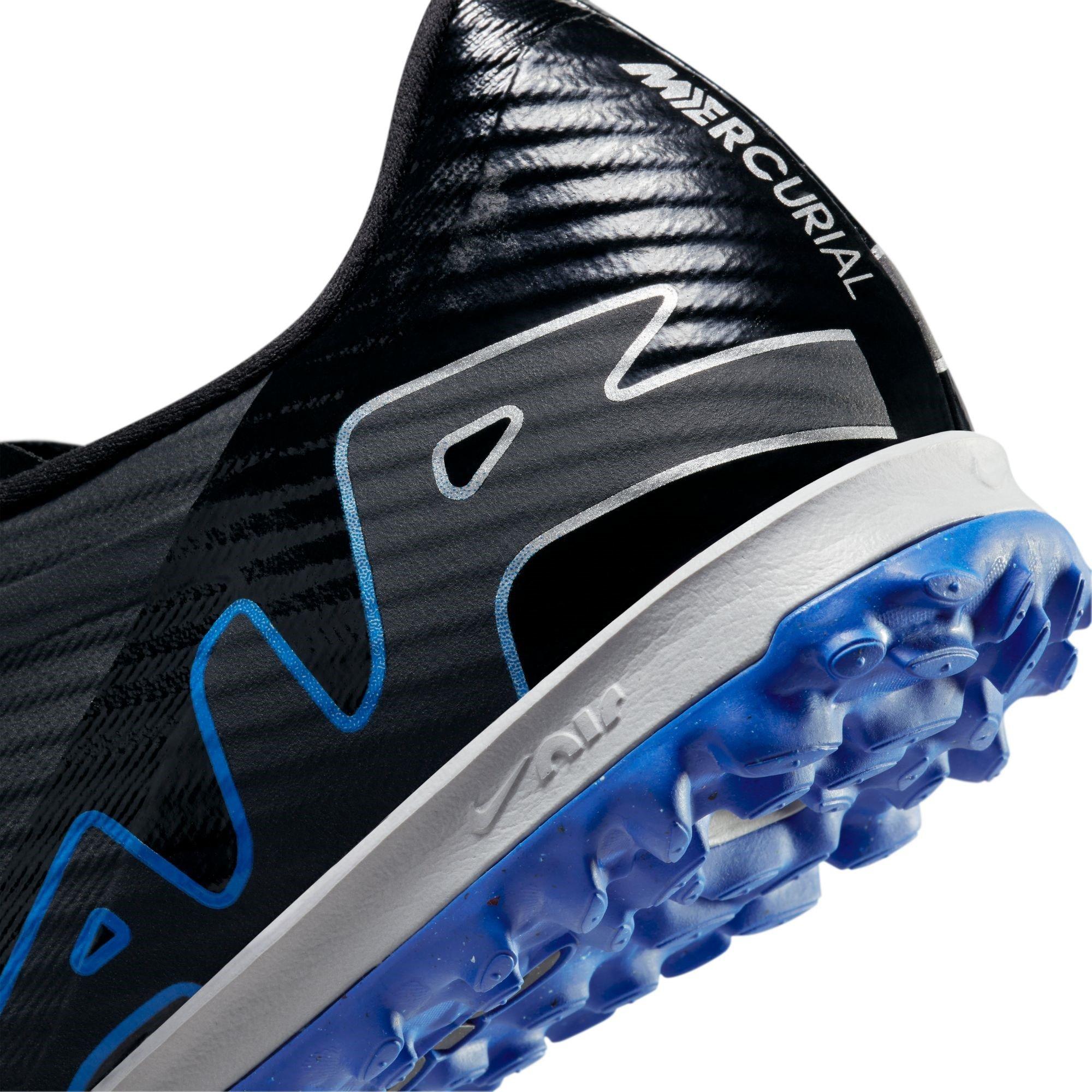 Black/Chrome - Nike - Mercurial Vapor Academy Astro Turf Football Boots - 8
