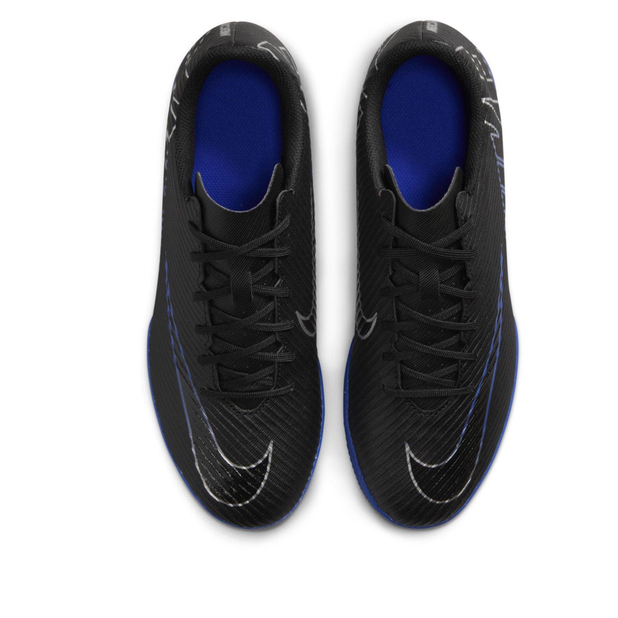 Zwart/Chroom - Nike - Mercurial Vapor Club Indoor Football Trainers - 6