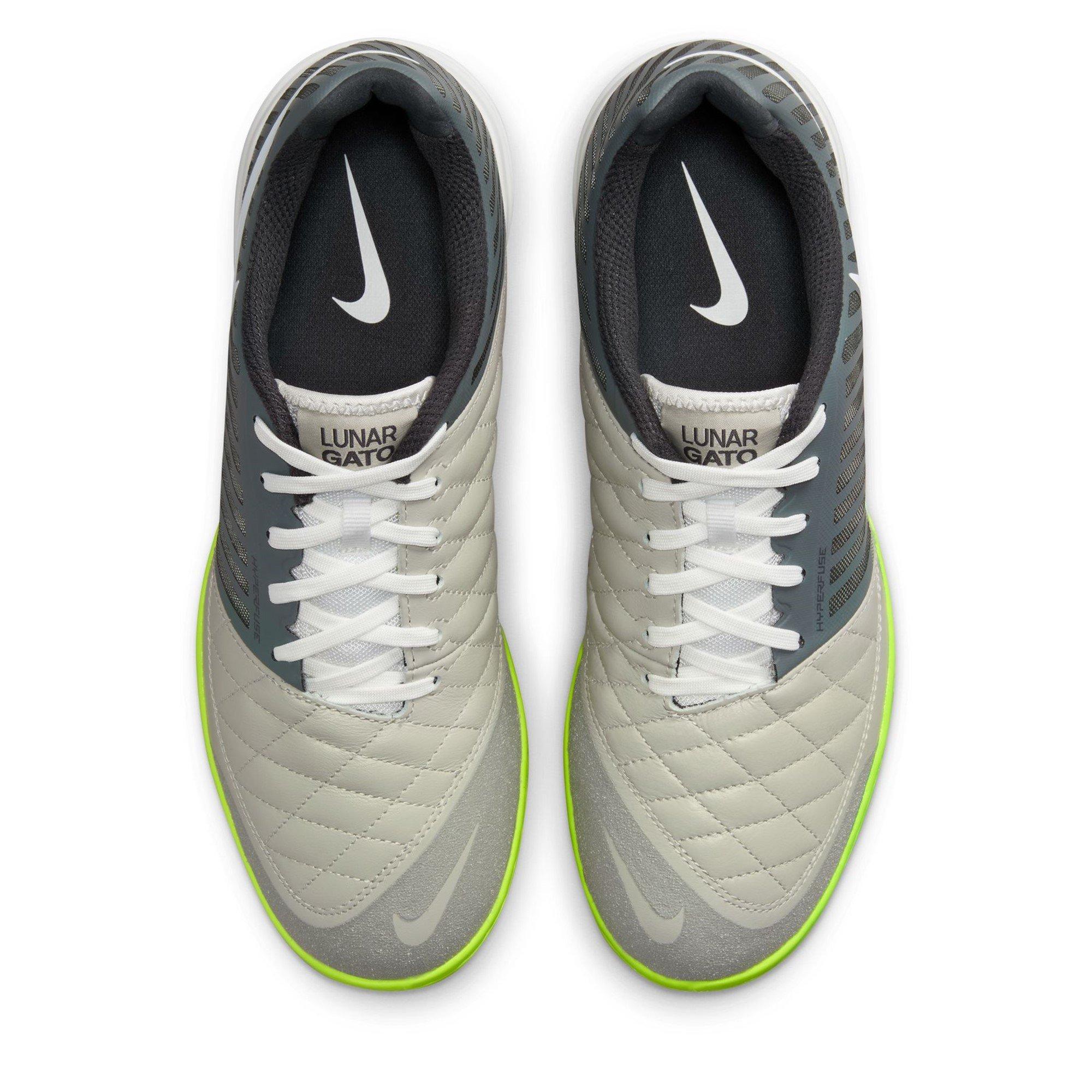 Grigio/Bianco - Nike - Lunar Gato Indoor Football Boots - 6