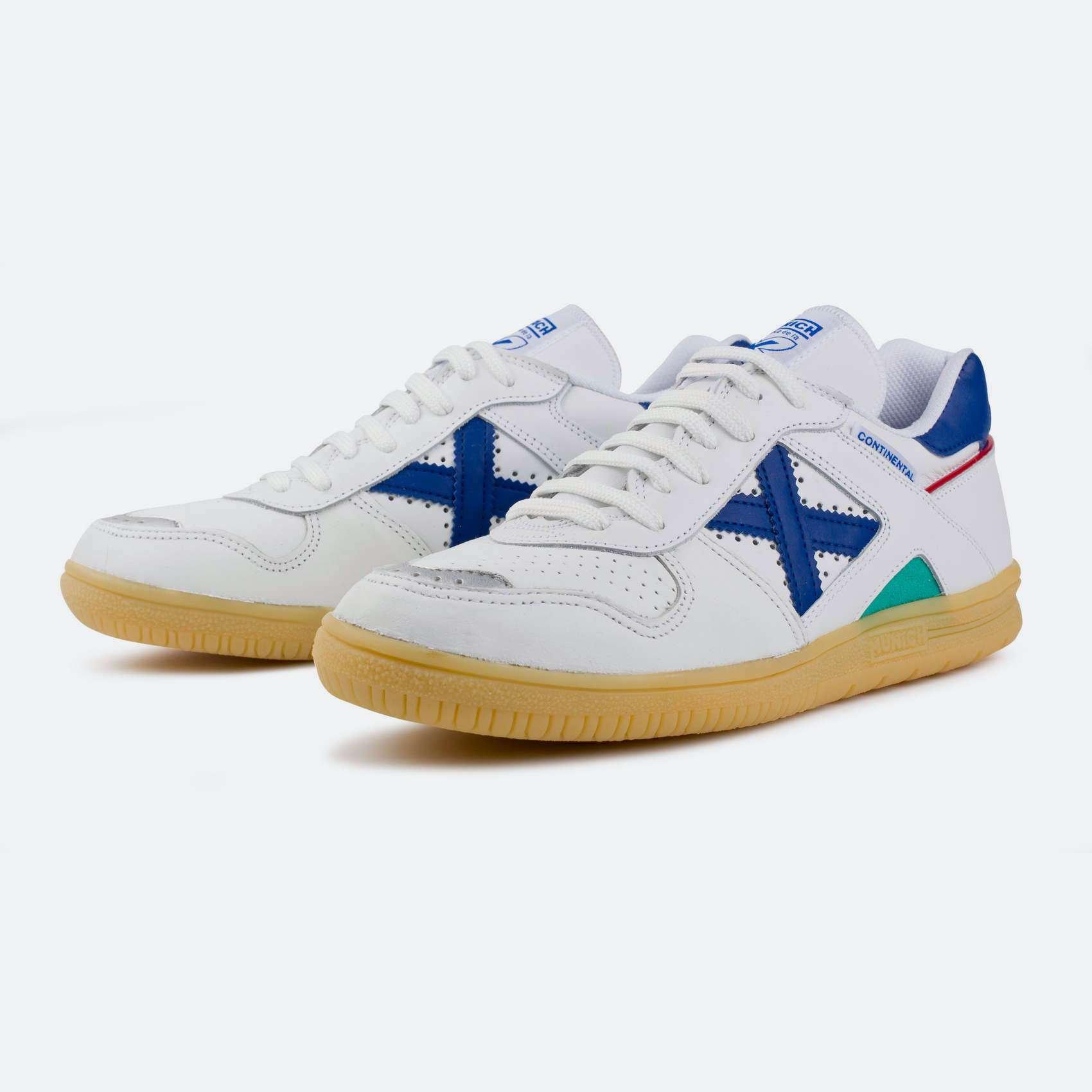 Wit/Blauw - Munich - Continental Indoor Football Trainers Adults - 3