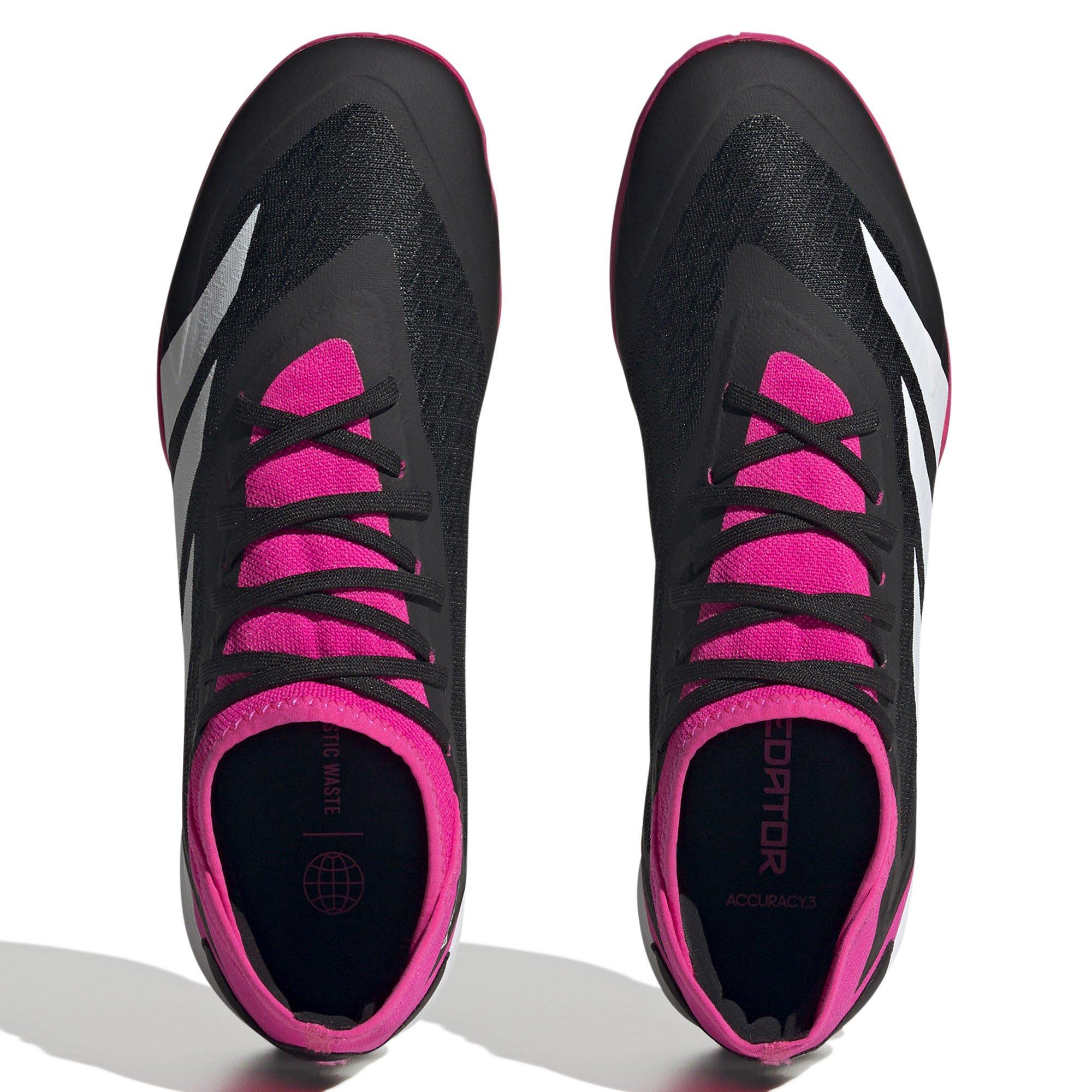 CBlk/Wht/Pink 2 - adidas - Predator Accuracy 3 Indoor Football Boots - 3