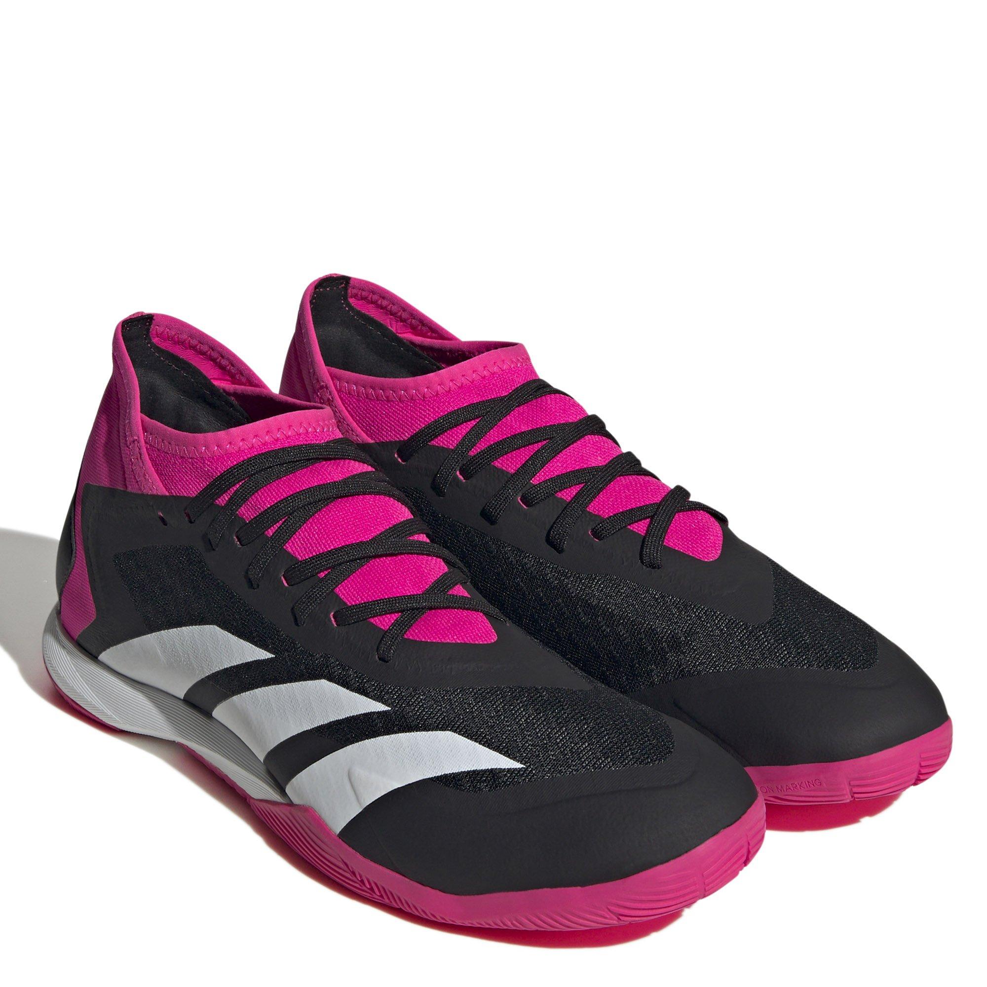 CBlk/Wht/Pink 2 - adidas - Predator Accuracy 3 Indoor Football Boots - 5