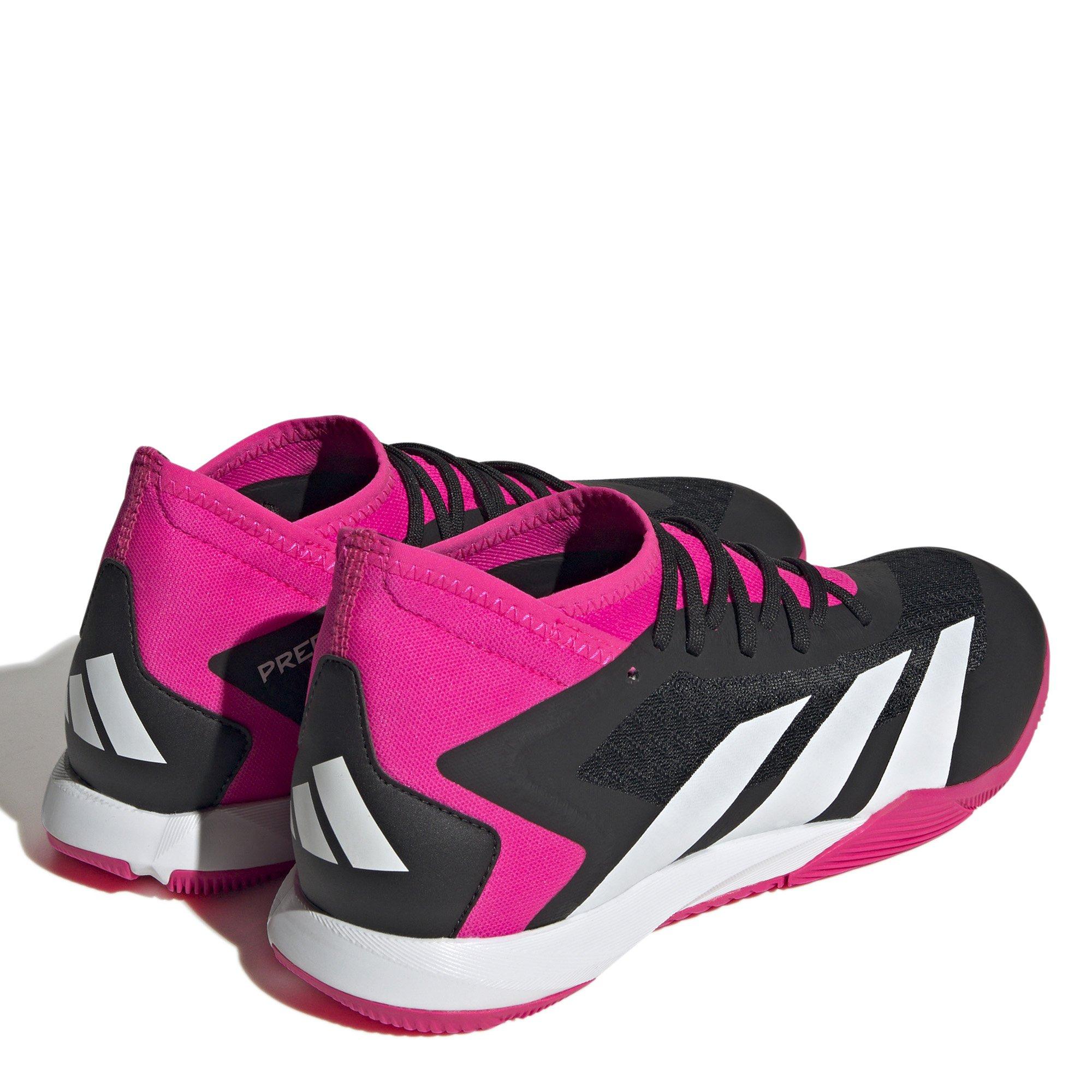 CBlk/Wht/Pink 2 - adidas - Predator Accuracy 3 Indoor Football Boots - 6