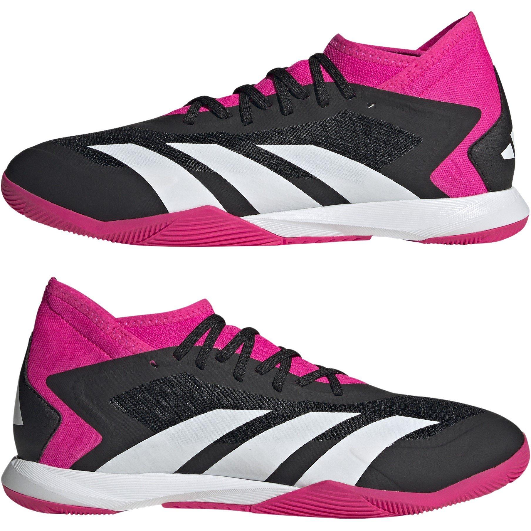CBlk/Wht/Pink 2 - adidas - Predator Accuracy 3 Indoor Football Boots - 9