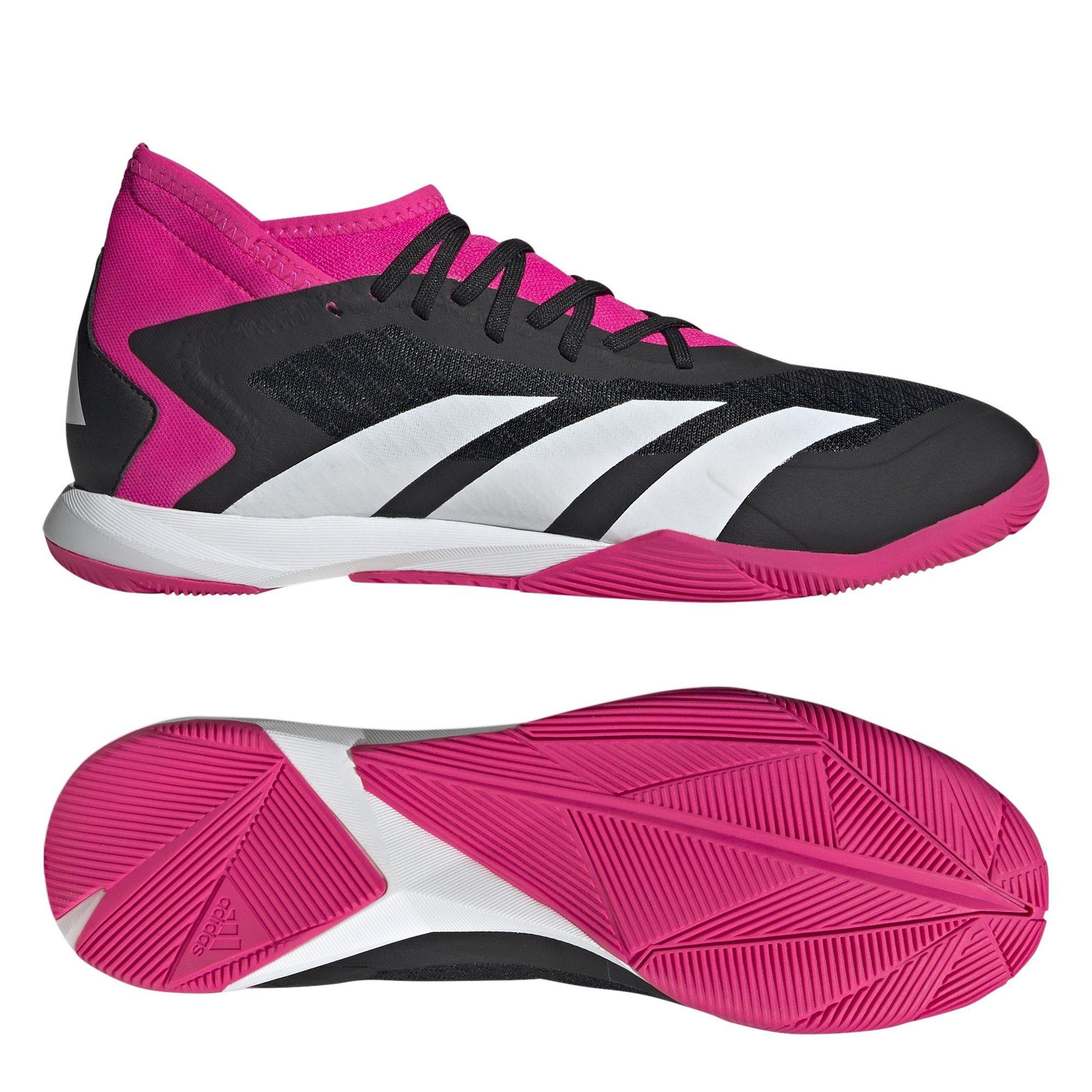 CBlk/Wht/Pink 2 - adidas - Predator Accuracy 3 Indoor Football Boots - 10