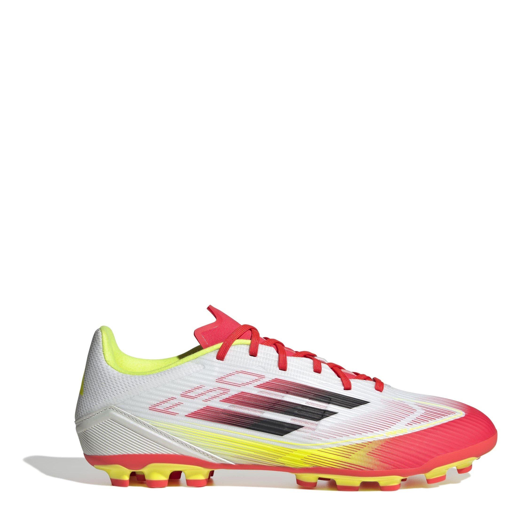 Adidas Men's F50 League 2G/3G Astro Turf Football Boots - White/Black - 11.5 (46.7)