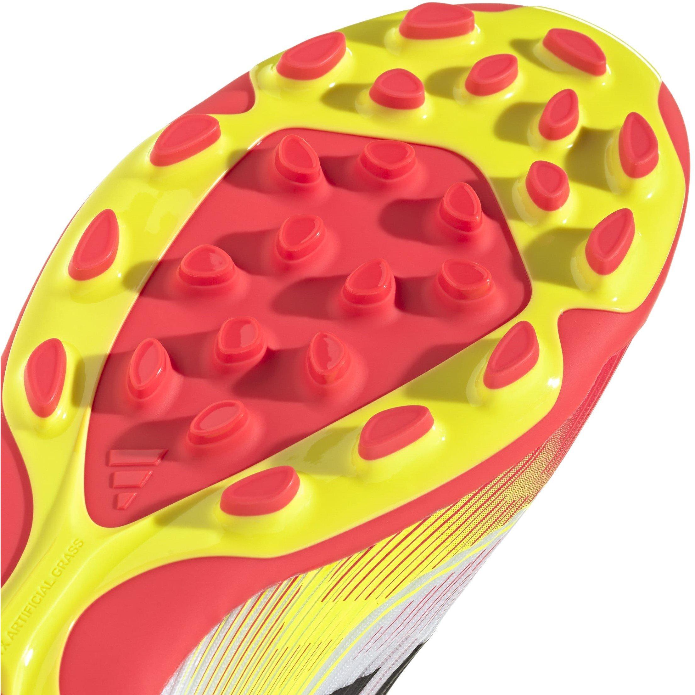 Branco/Preto - adidas - F50 League 2G/3G Astro Turf Football Boots - 7